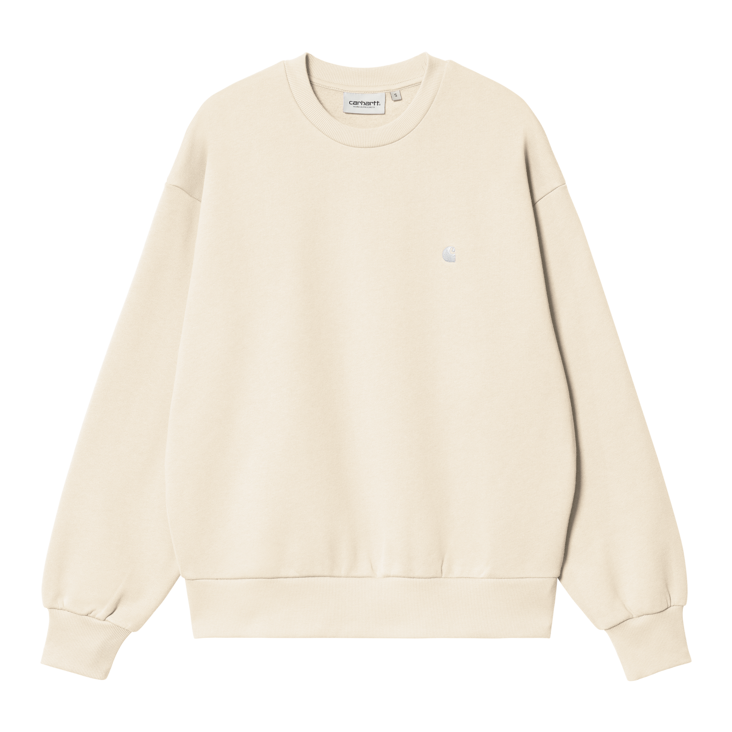 W' CASEY SWEATSHIRT NATURAL / SILVER