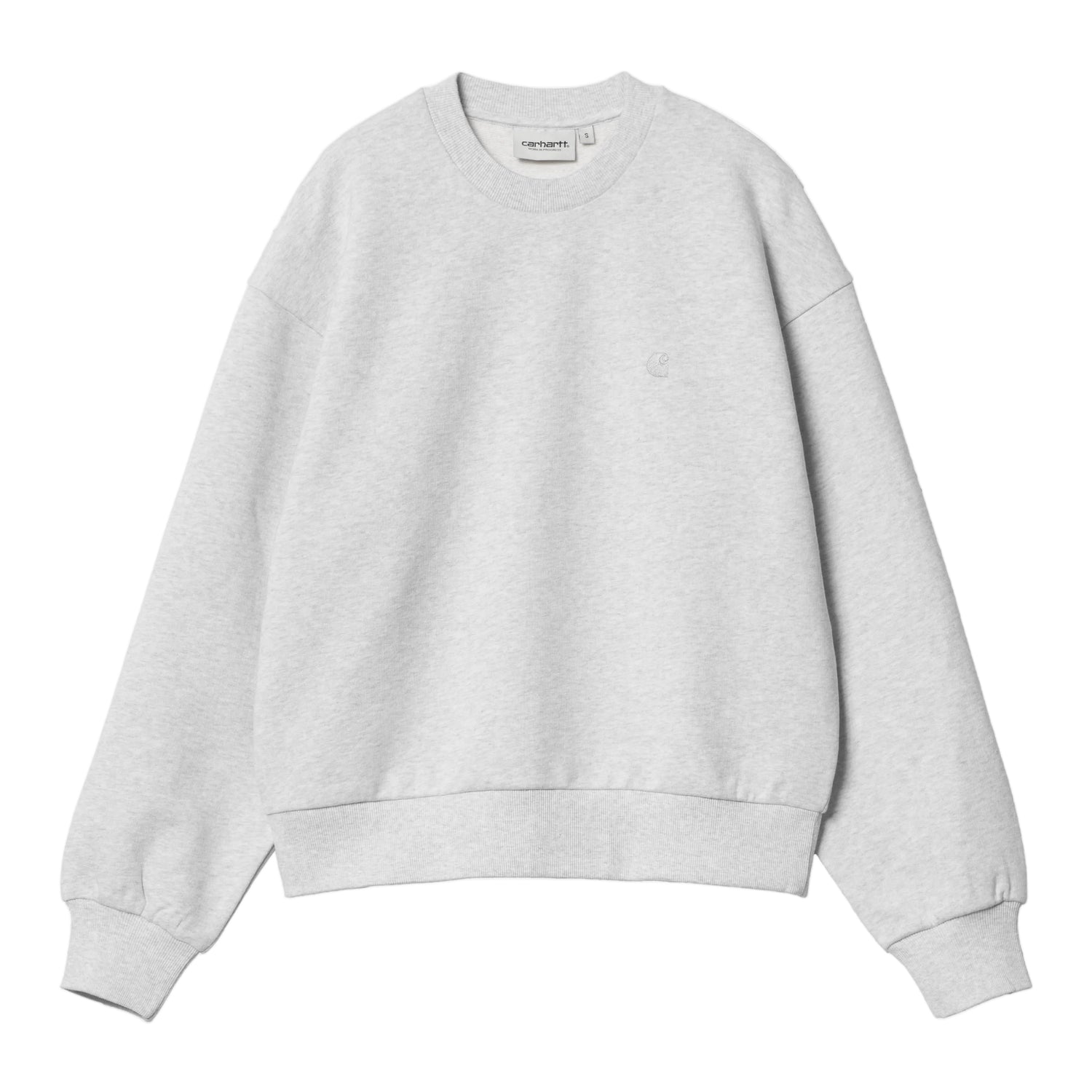 W' CASEY SWEATSHIRT ASH HEATHER / SILVER