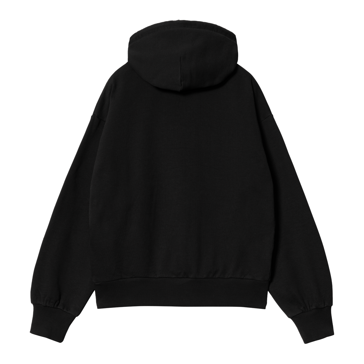 W' HOODED CASEY SWEATSHIRT BLACK / SILVER