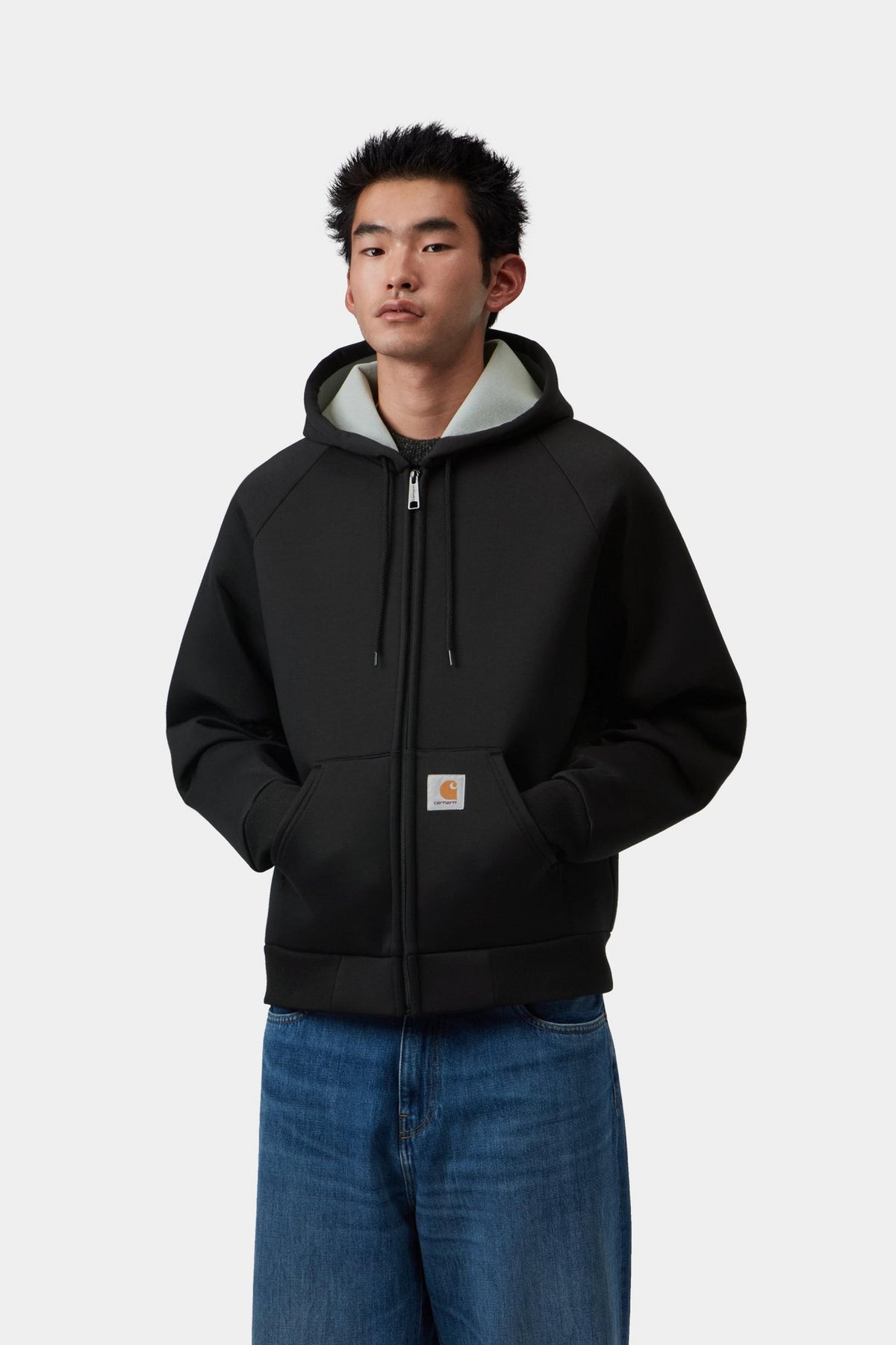 CAR-LUX HOODED JACKET BLACK