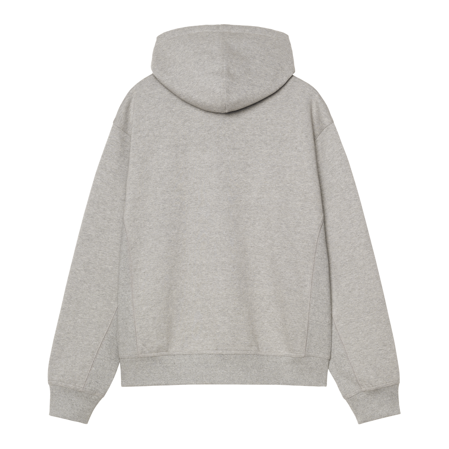 HOODED AMERICAN SCRIPT JACKET GREY HEATHER