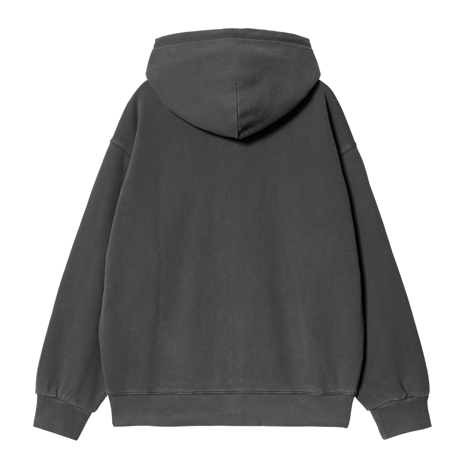 HOODED NELSON JACKET BLACK GARMENT DYED