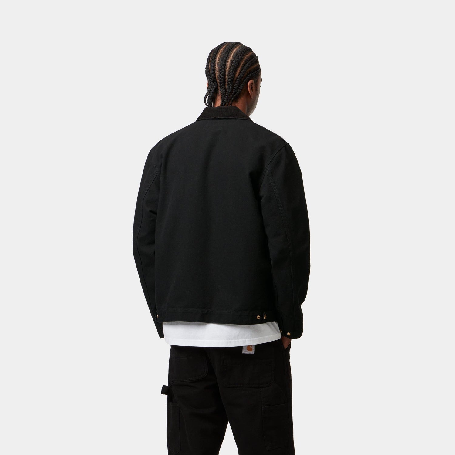 DETROIT JACKET BLACK / BLACK RINSED
