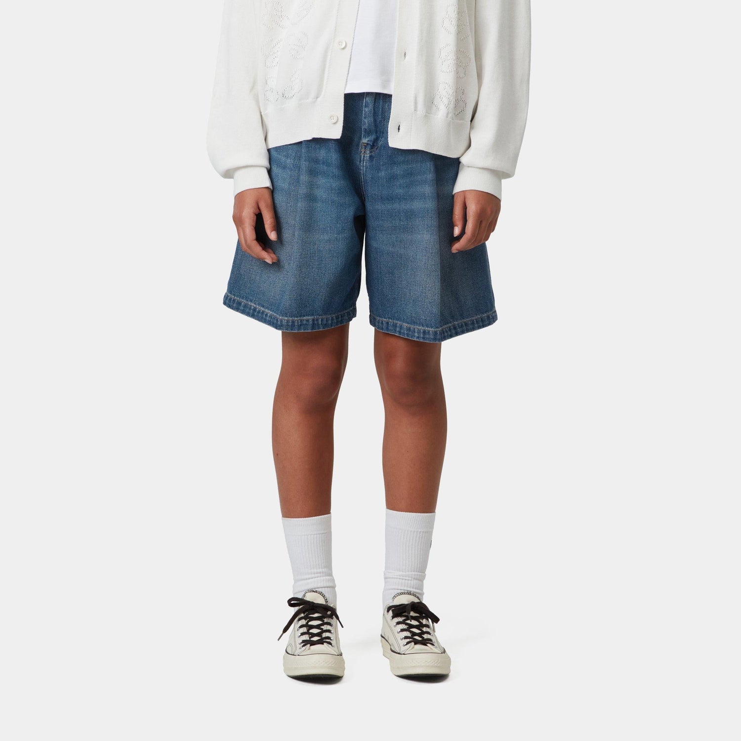 W' ALTA SHORT BLUE DARK USED WASH