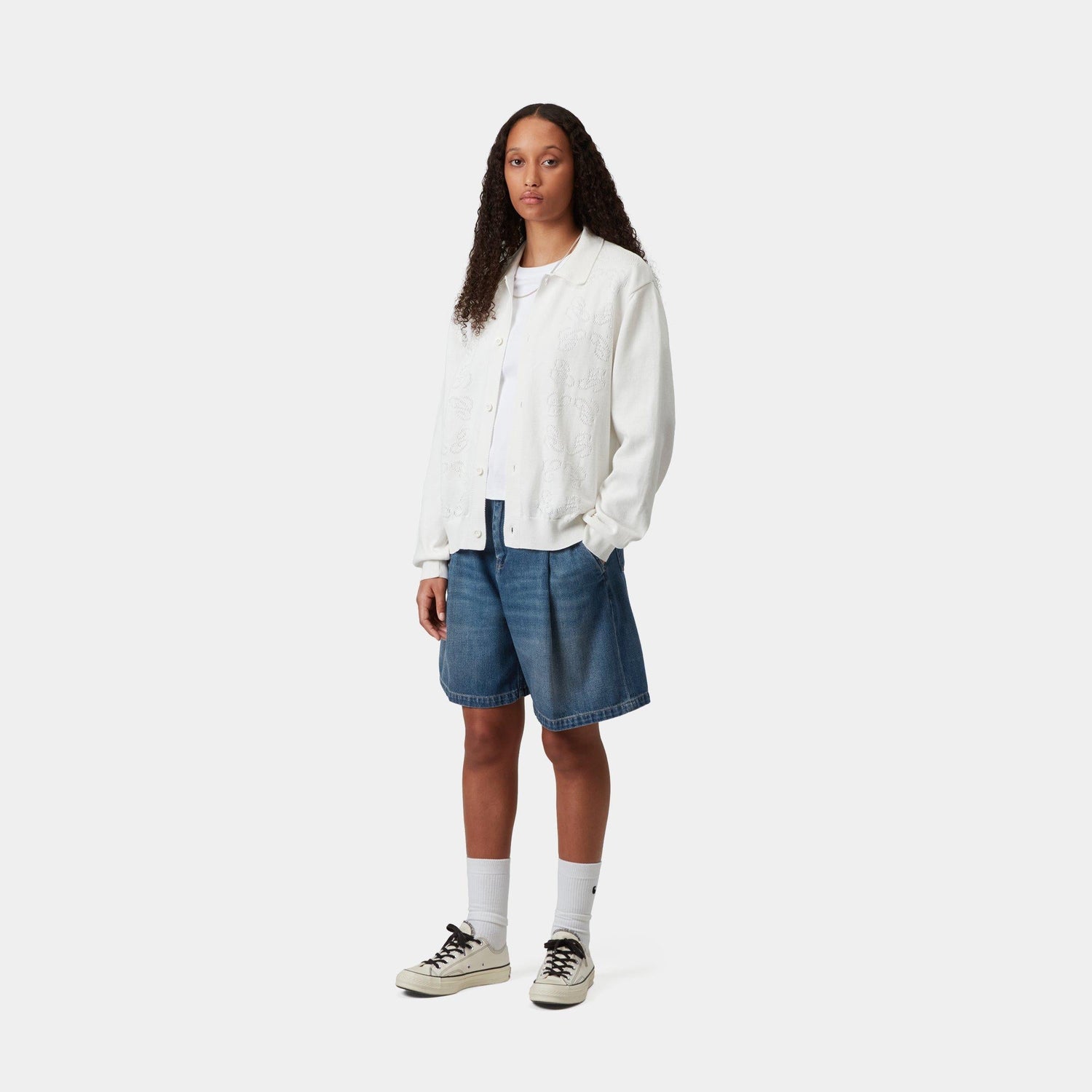 W' ALTA SHORT BLUE DARK USED WASH