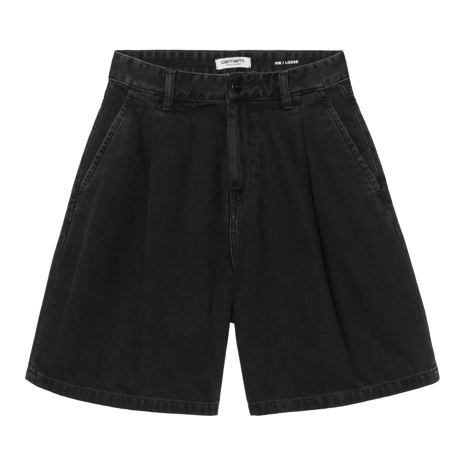 W' ALTA SHORT BLACK STONE WASHED