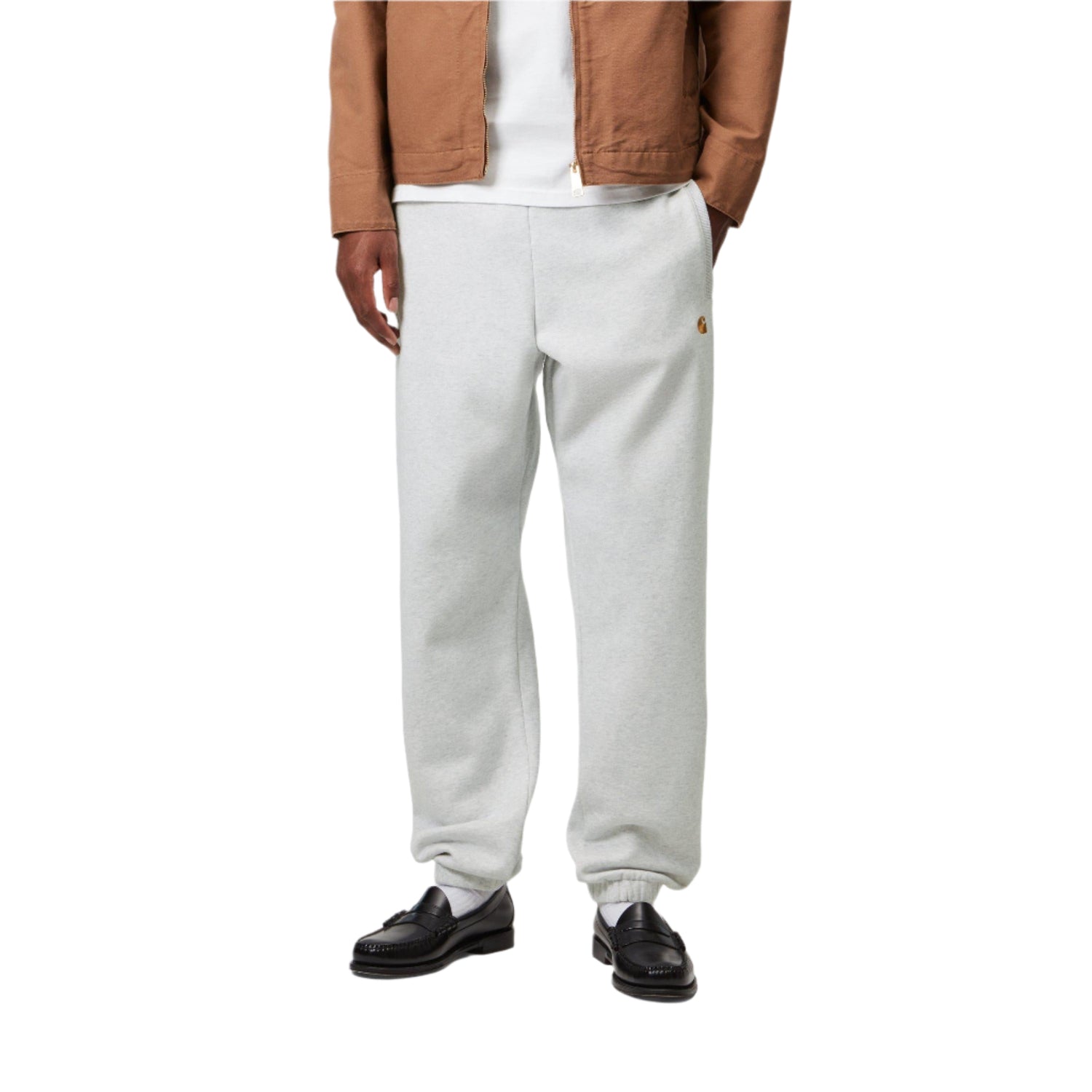 CHASE SWEAT PANT ASH HEATHER / GOLD