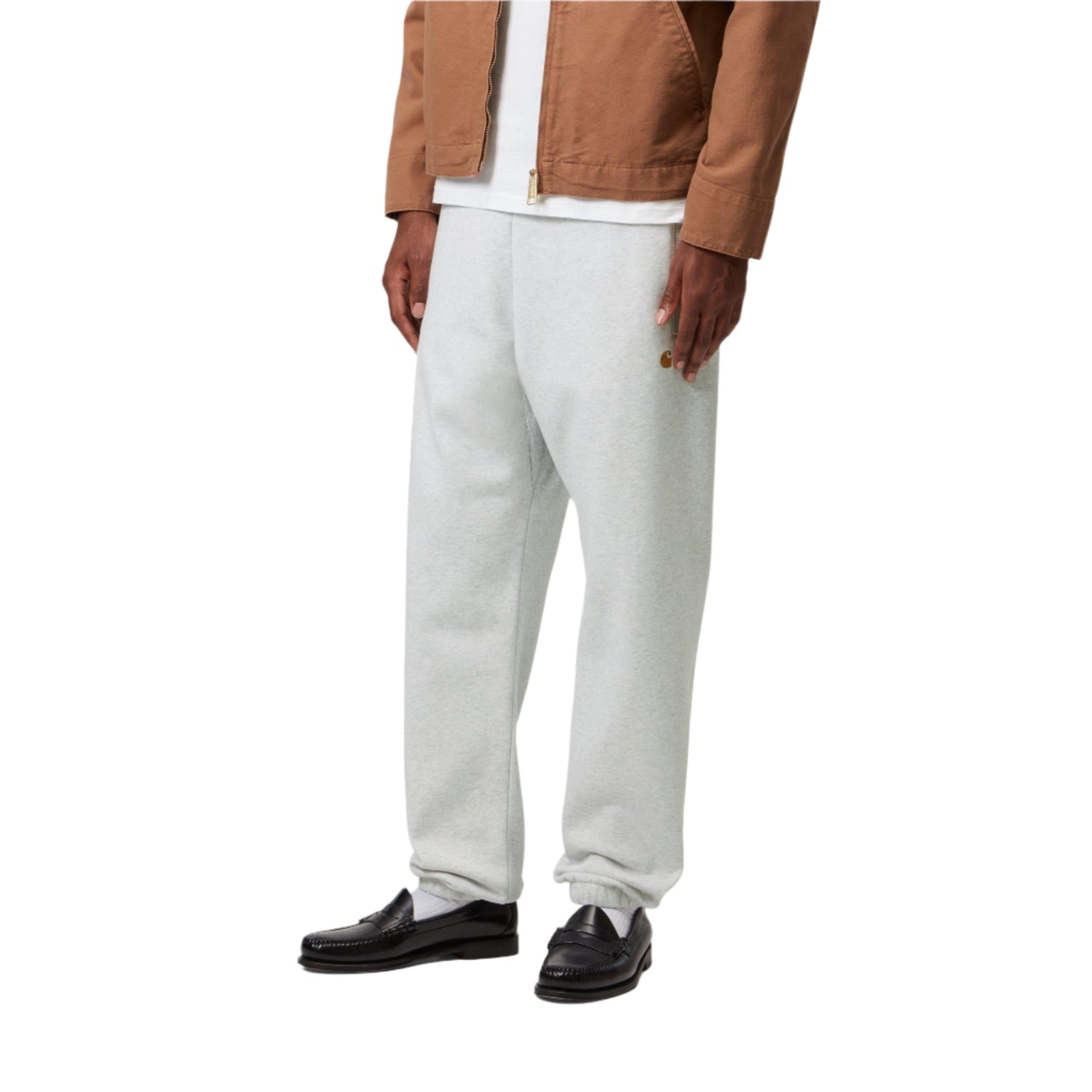CHASE SWEAT PANT ASH HEATHER / GOLD