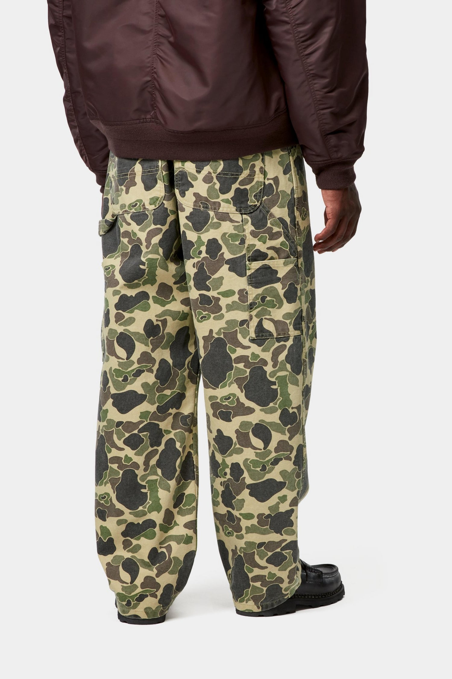 DUCK SINGLE KNEE PANT PANT CAMO DUCK GREEN STONE WASHED