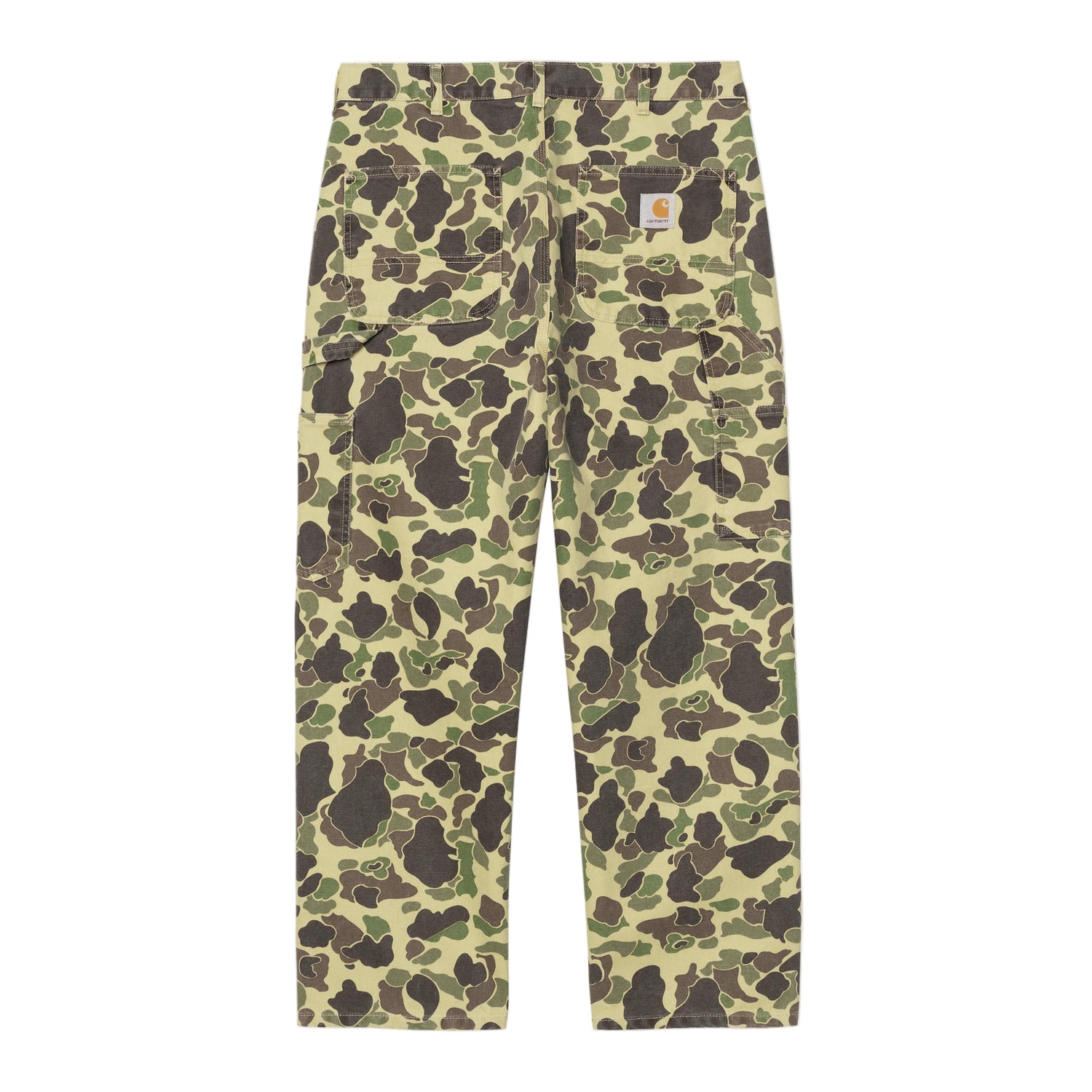 DUCK SINGLE KNEE PANT PANT CAMO DUCK GREEN STONE WASHED