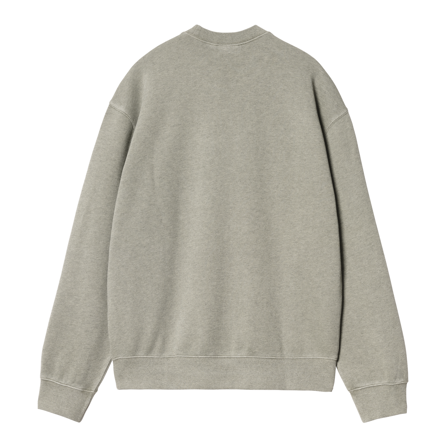 CASPIAN SWEAT SHADY GREEN HEATHER GARMENT DYED