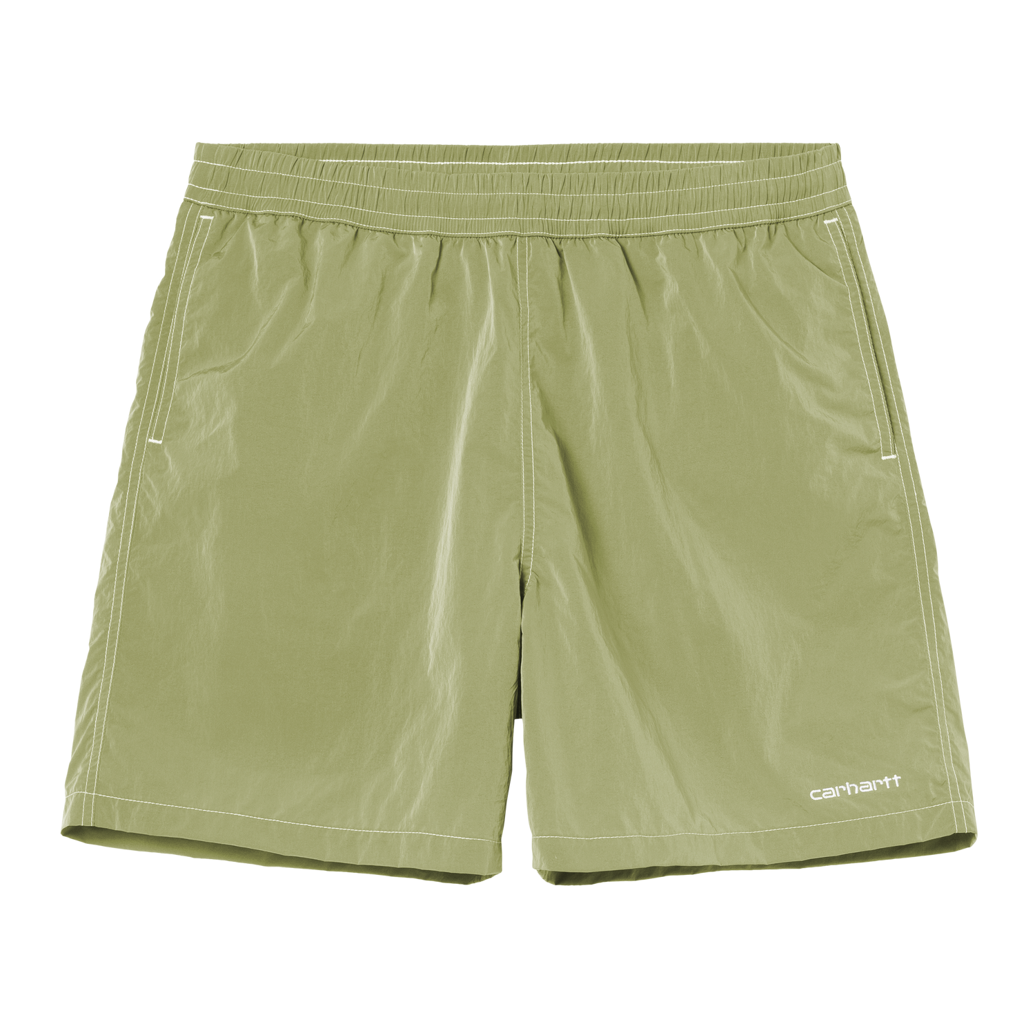 CANBY SWIM TRUNKS GENTLE GREEN / WHITE
