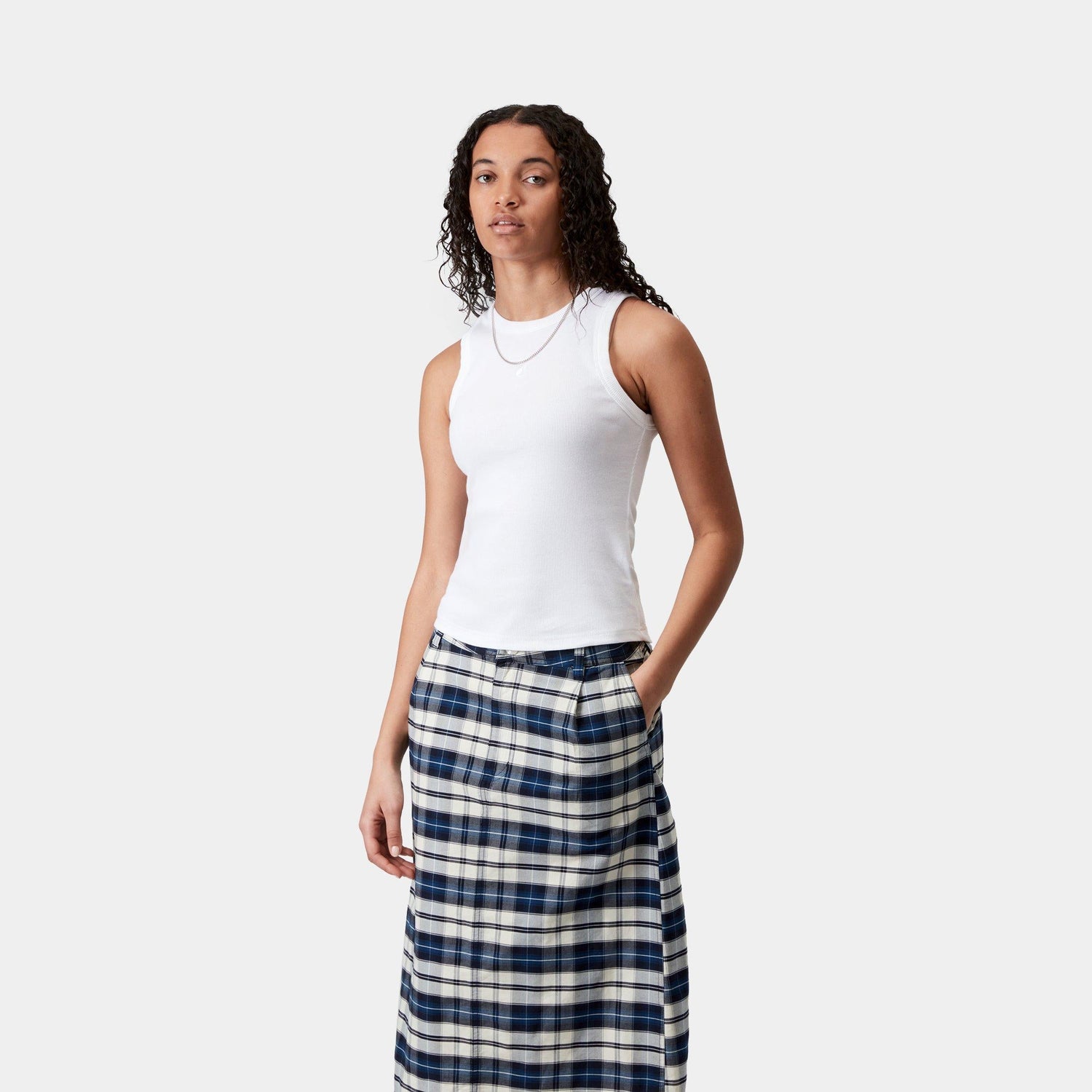 W' PHILIPS A-SHIRT WHITE