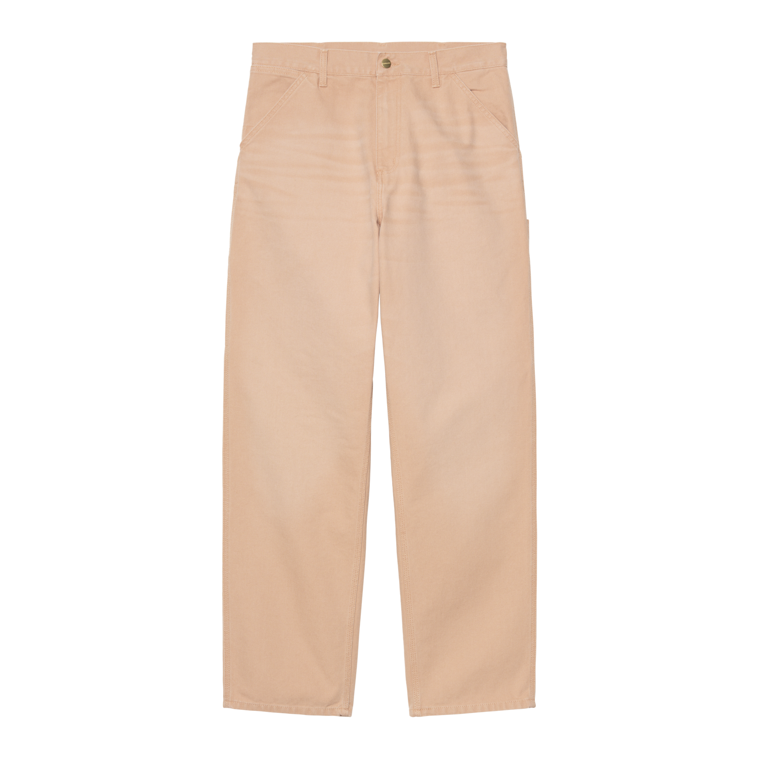 SINGLE KNEE PANT DUSTY H BROWN STONE CANVAS