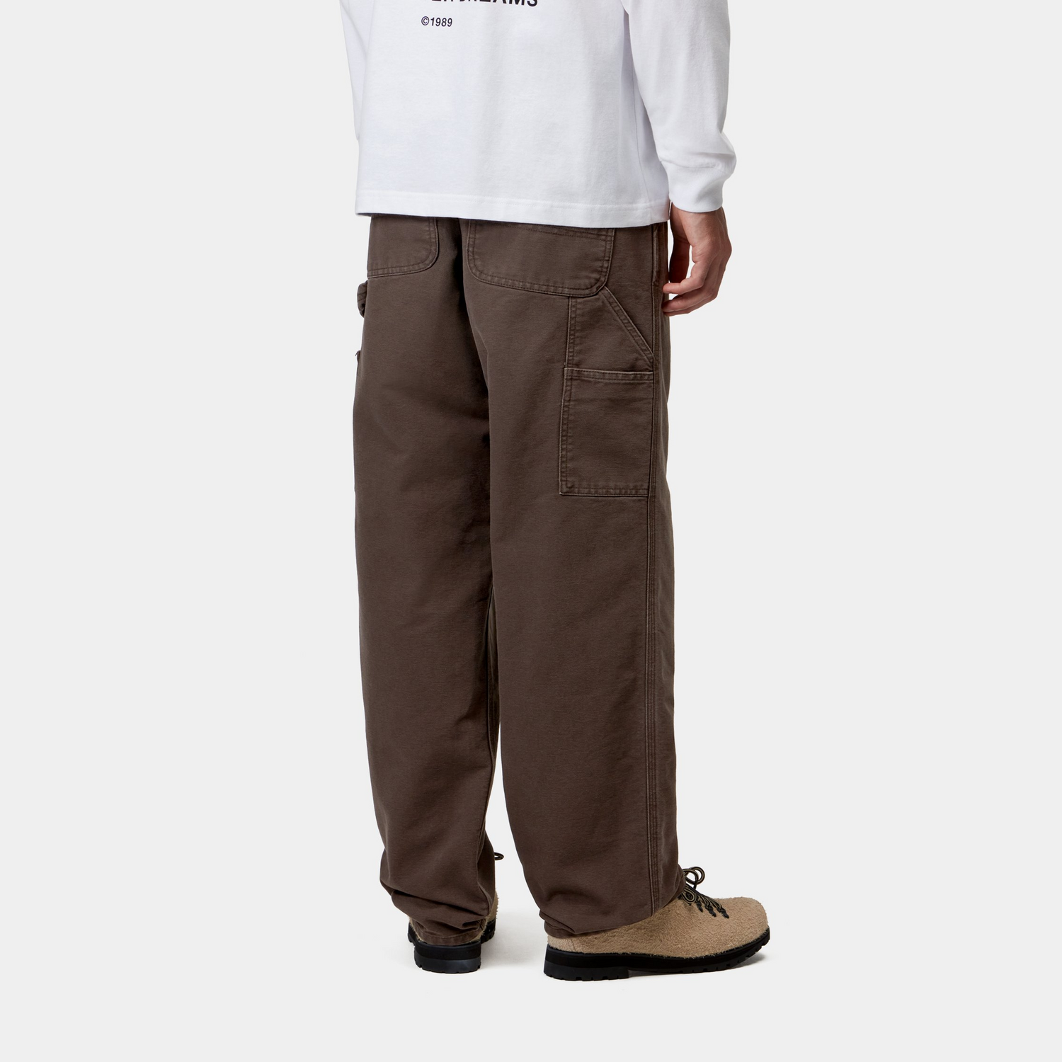 SINGLE KNEE PANT TOBACCO STONE CANVAS