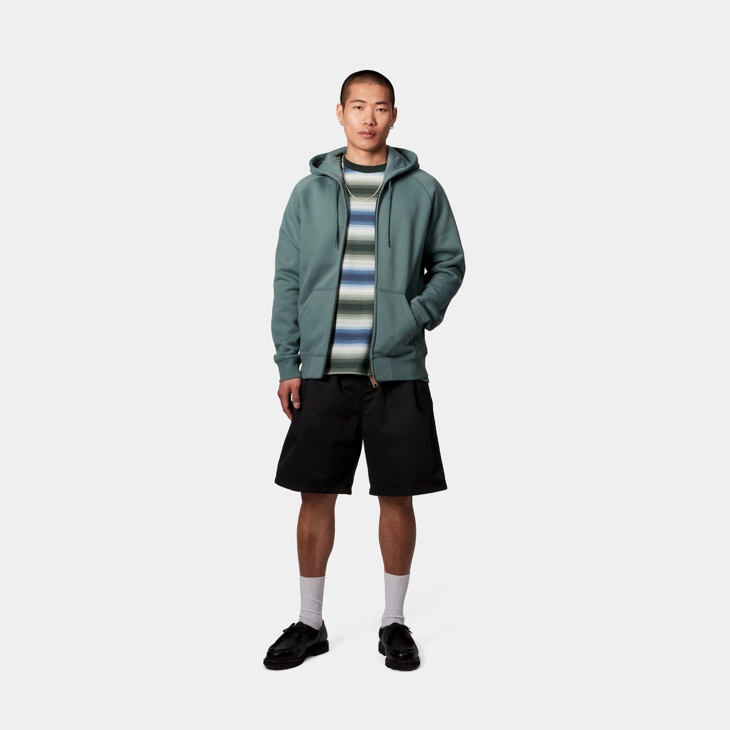 MARV SHORT BLACK STONE WASHED