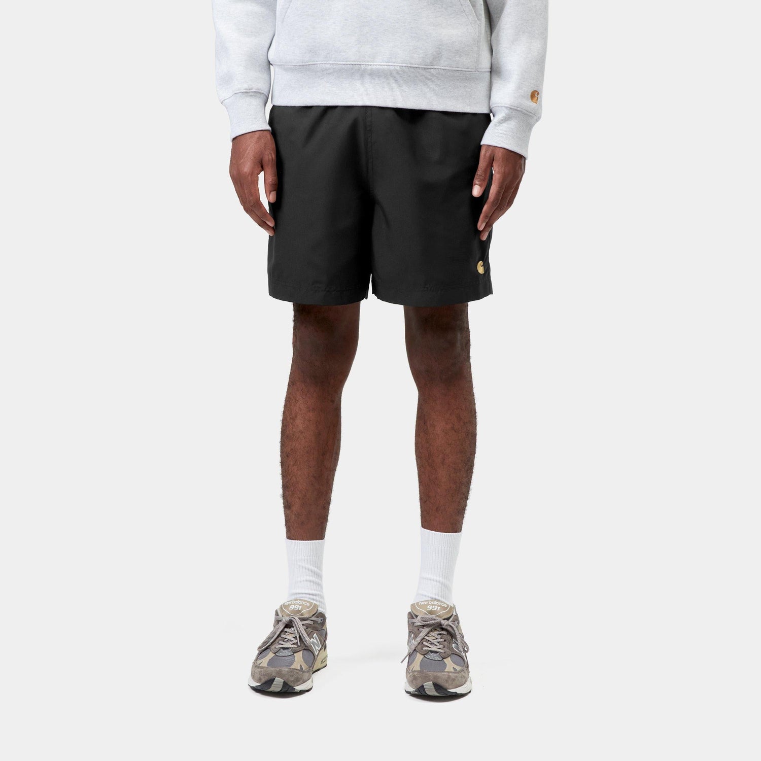 CHASE SWIM TRUNKS BLACK / GOLD