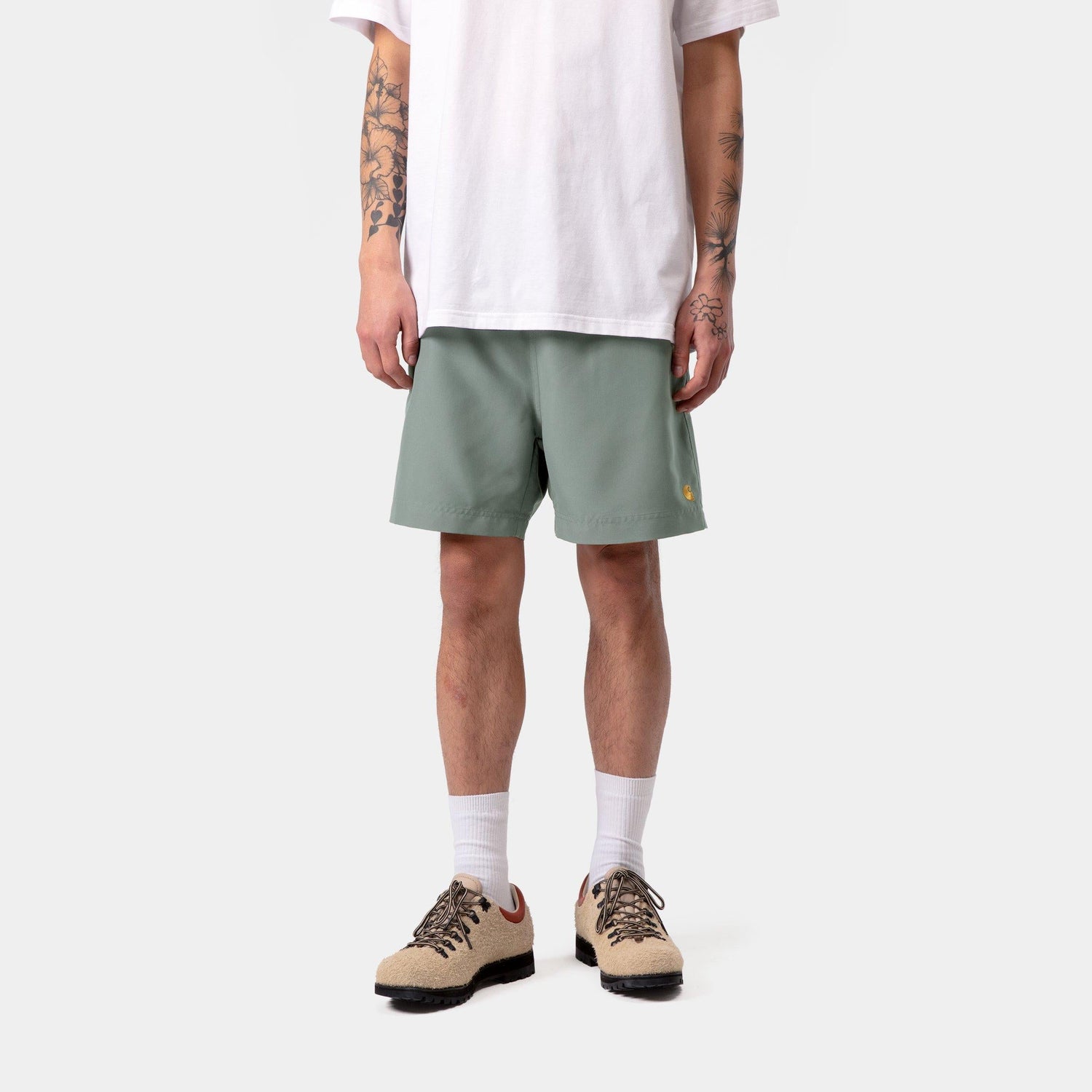 CHASE SWIM TRUNKS VELVET GREEN / GOLD