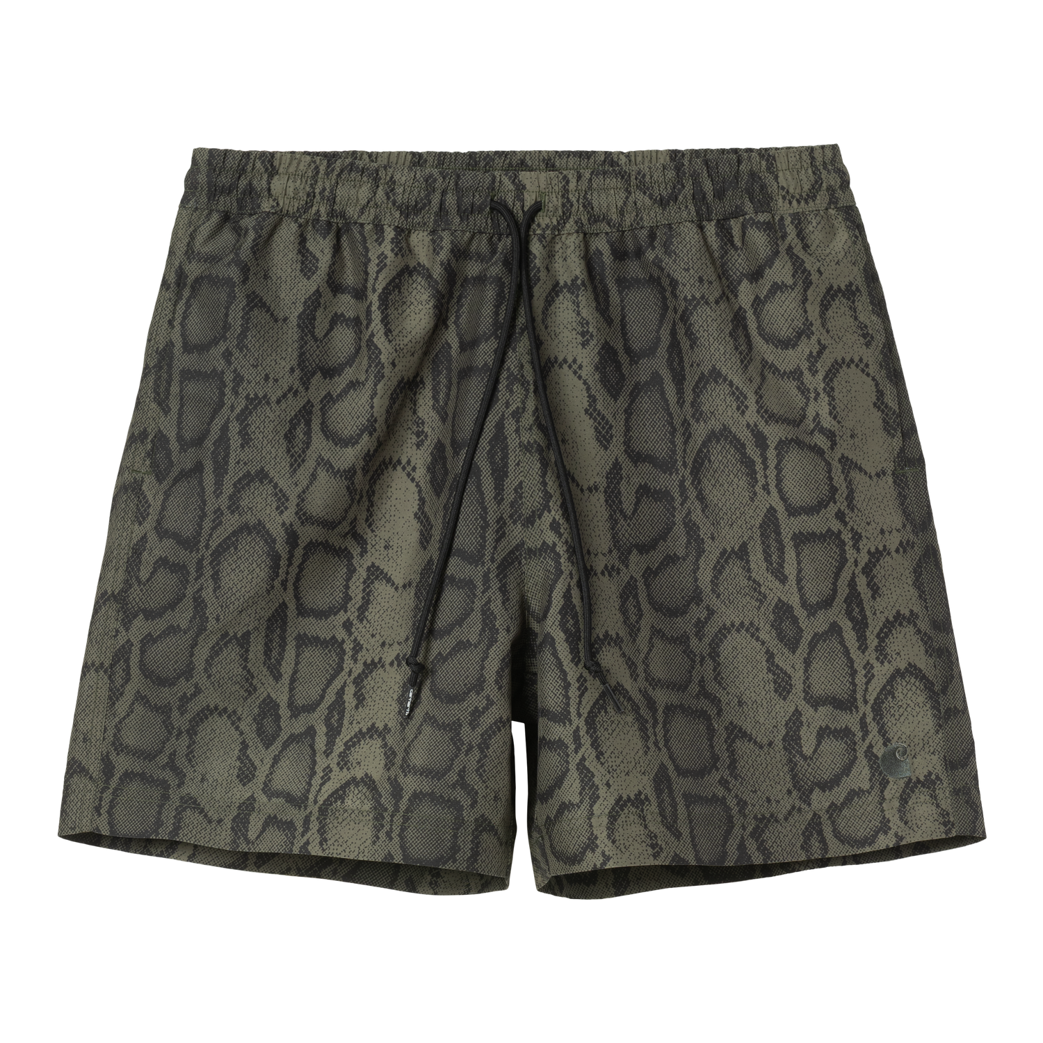 SLATER SWIM TRUNKS SNAKE CAMO, LEAF