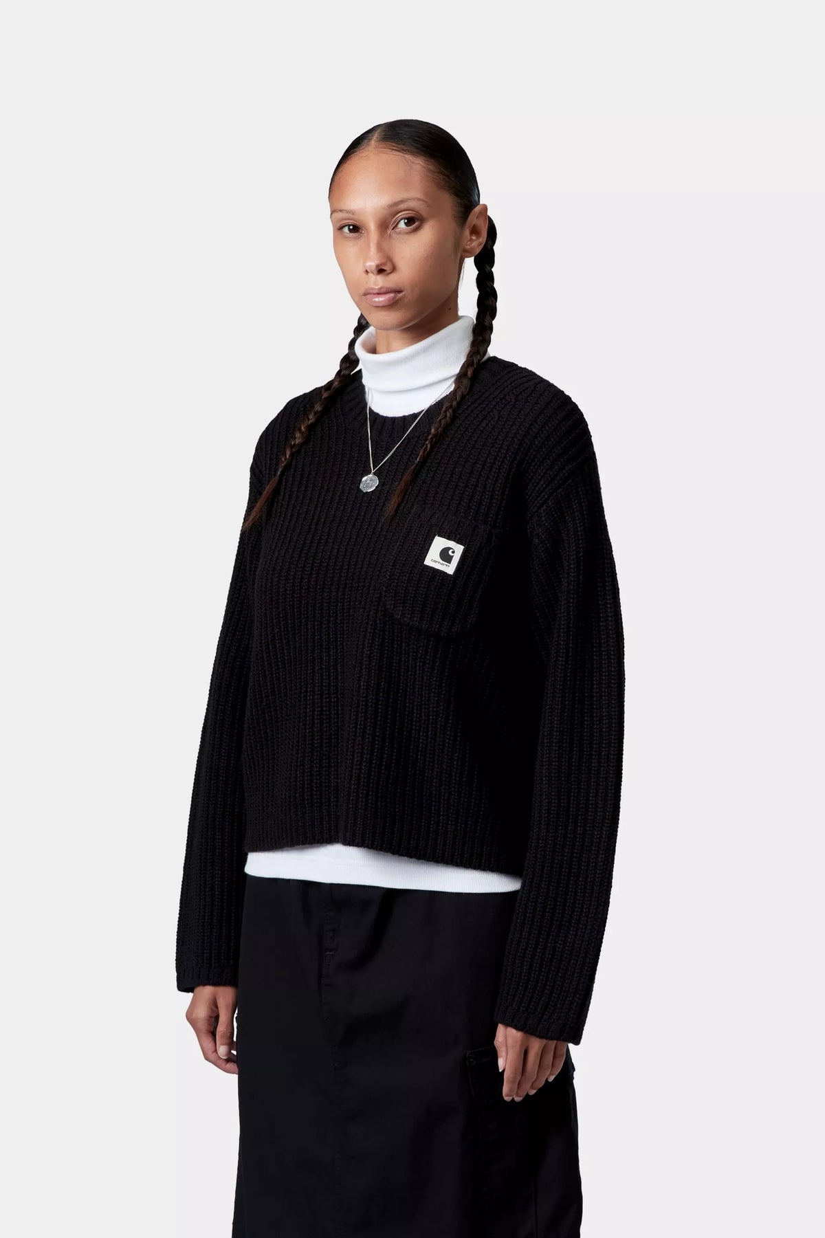 W' MIRA SWEATER BLACK