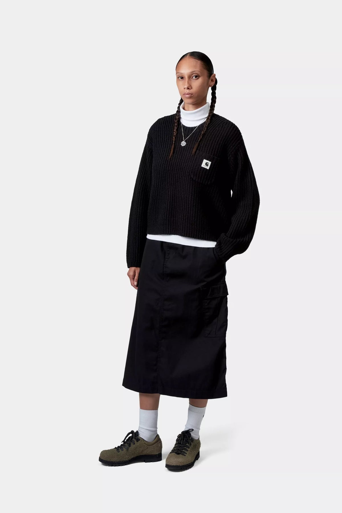 W' MIRA SWEATER BLACK