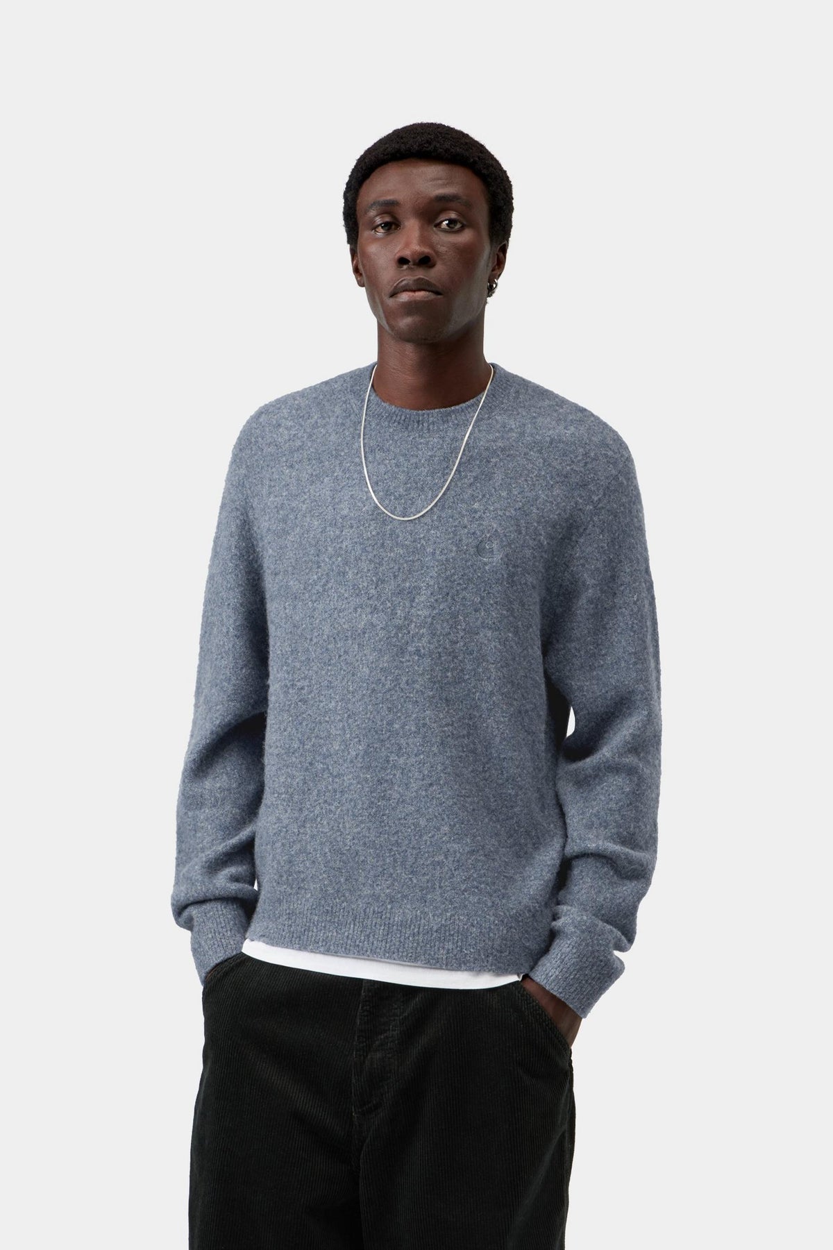 CURTIS SWEATER TANGLED SHADY BLUE