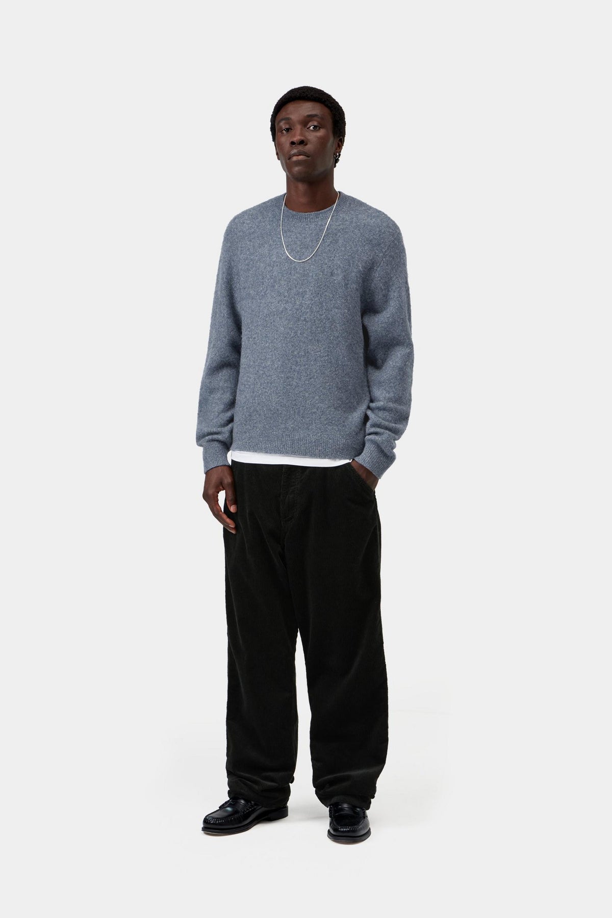 CURTIS SWEATER TANGLED SHADY BLUE