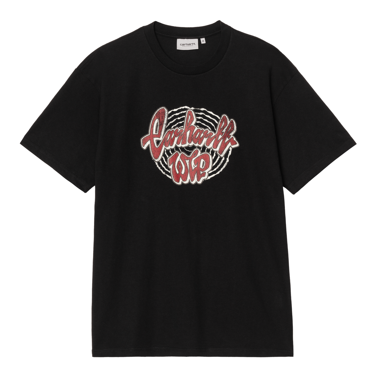 S/S CHEDDA T-SHIRT BLACK HEAVY STONE WASH