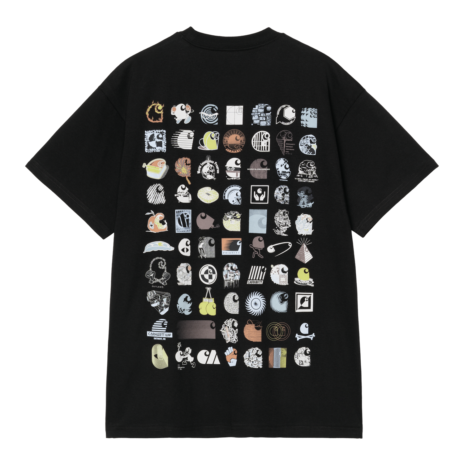 S/S C LOGO ARCHIVE T-SHIRT BLACK