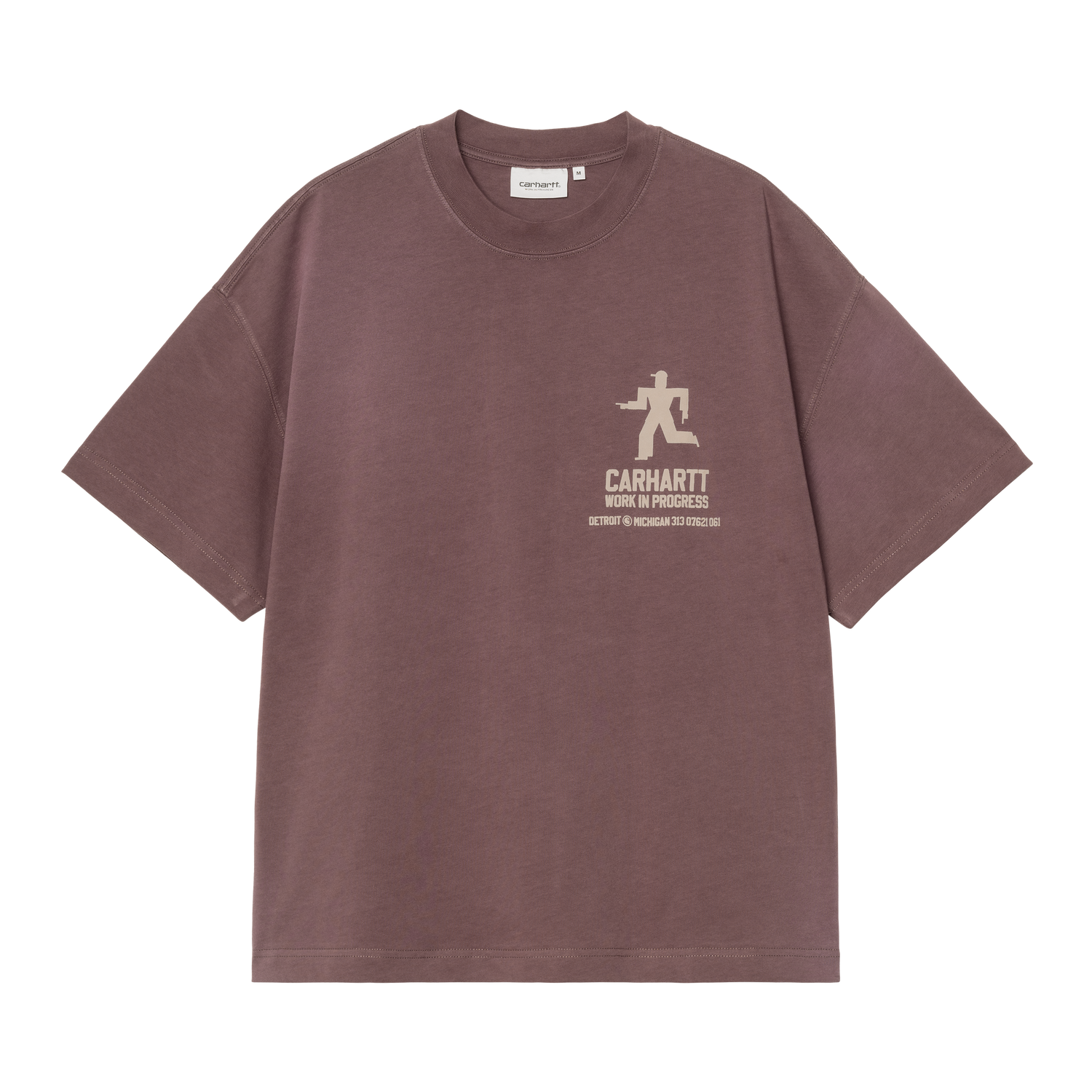 S/S DISTANCE T-SHIRT PALISANDER STONE DYED