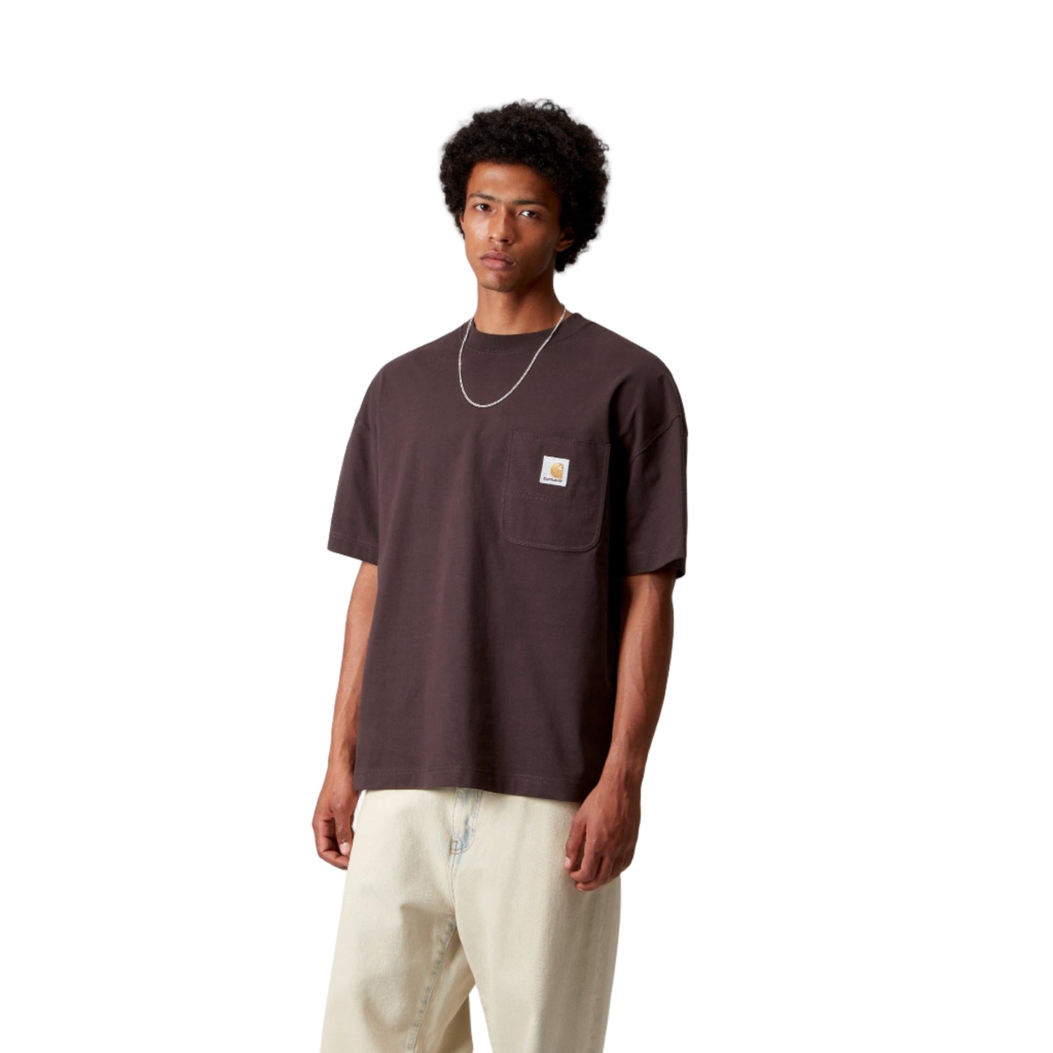 S/S WORK POCKET T-SHIRT PALISANDER