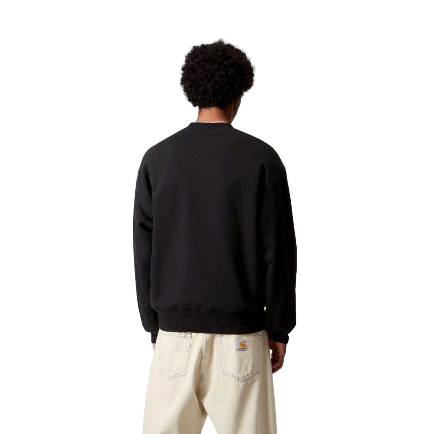 DETROIT SWEAT BLACK STONE WASHED