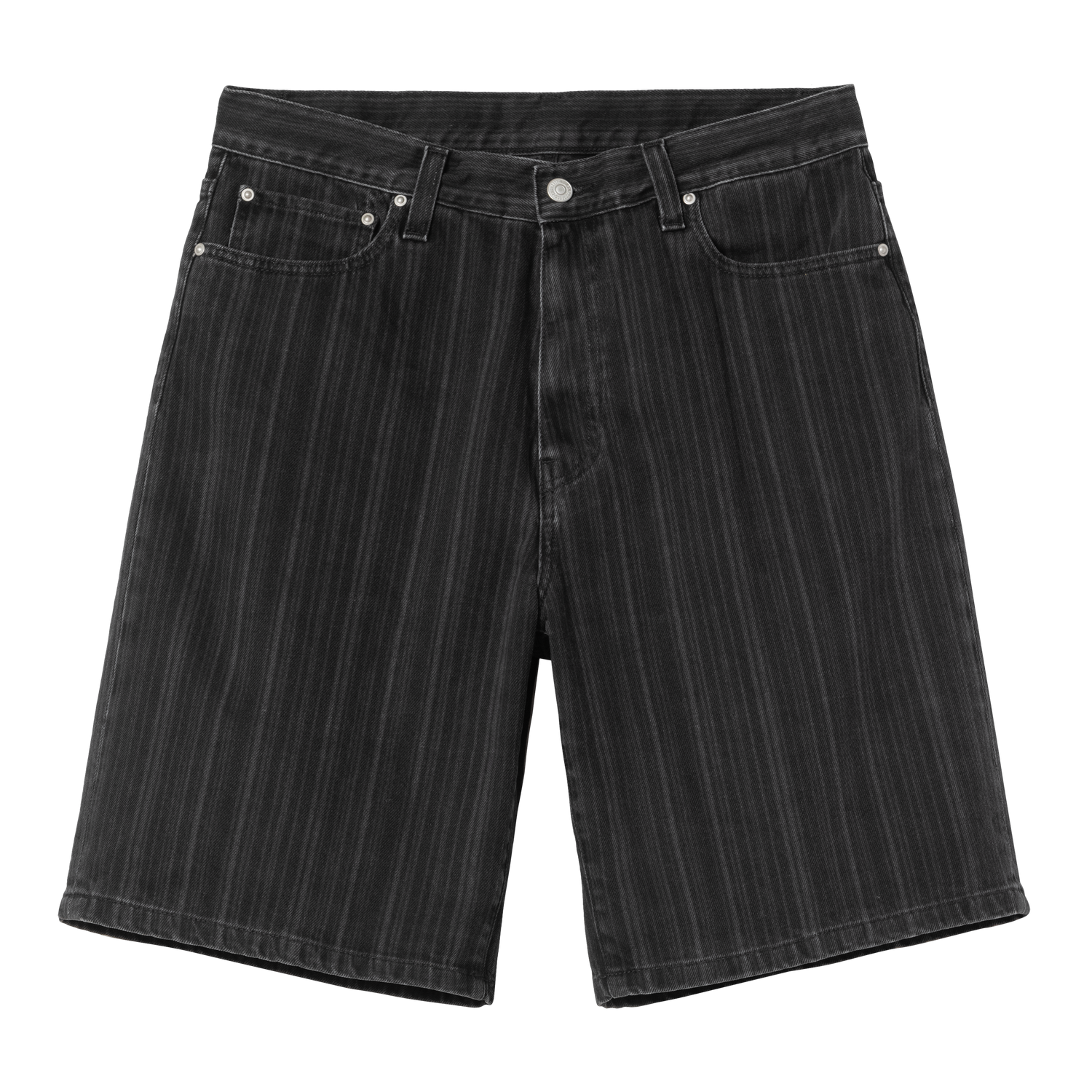 RYLAN SHORT RYLAN STRIPE BLACK STONE WASHED
