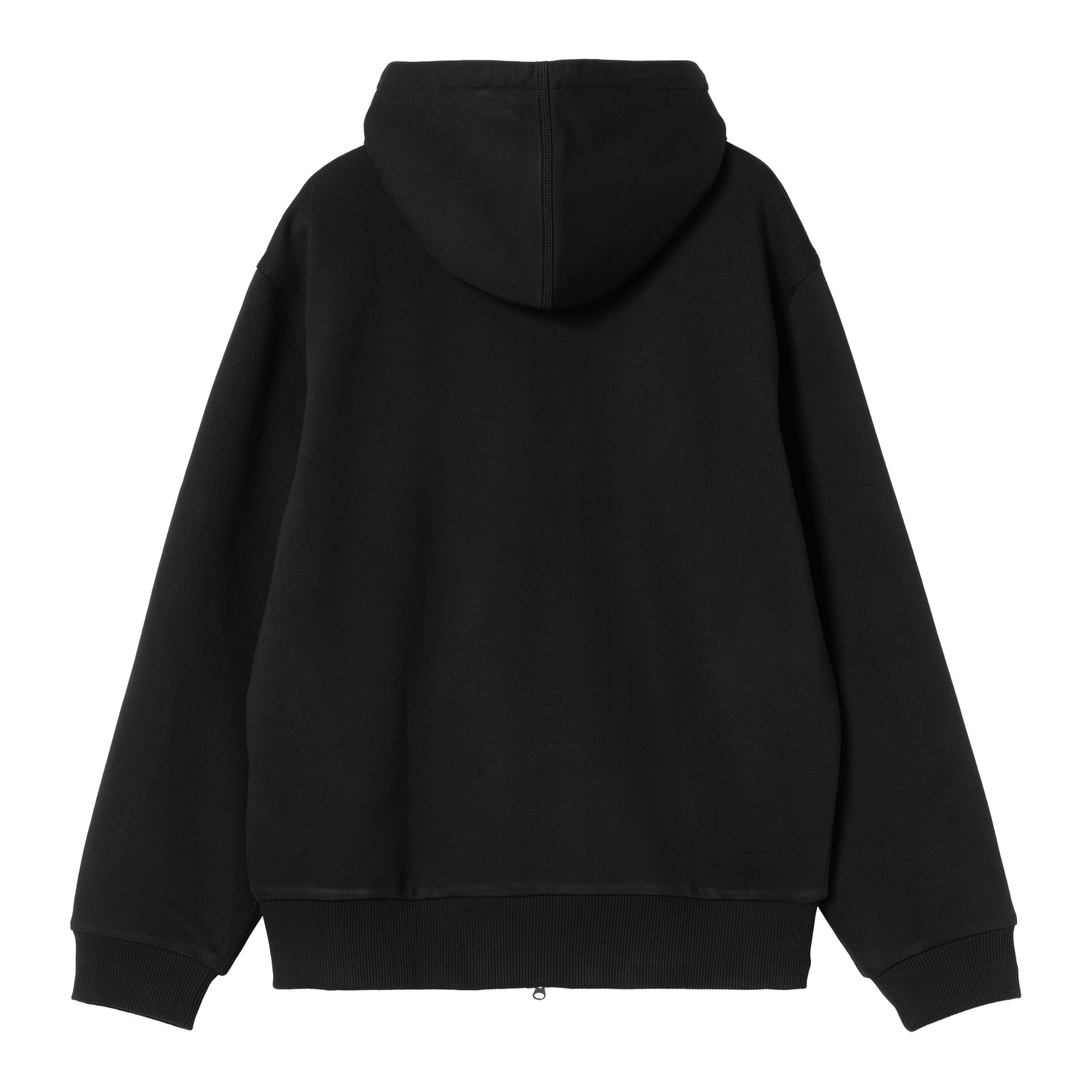 ACTIVE SWEAT JACKET BLACK STONE WASHED