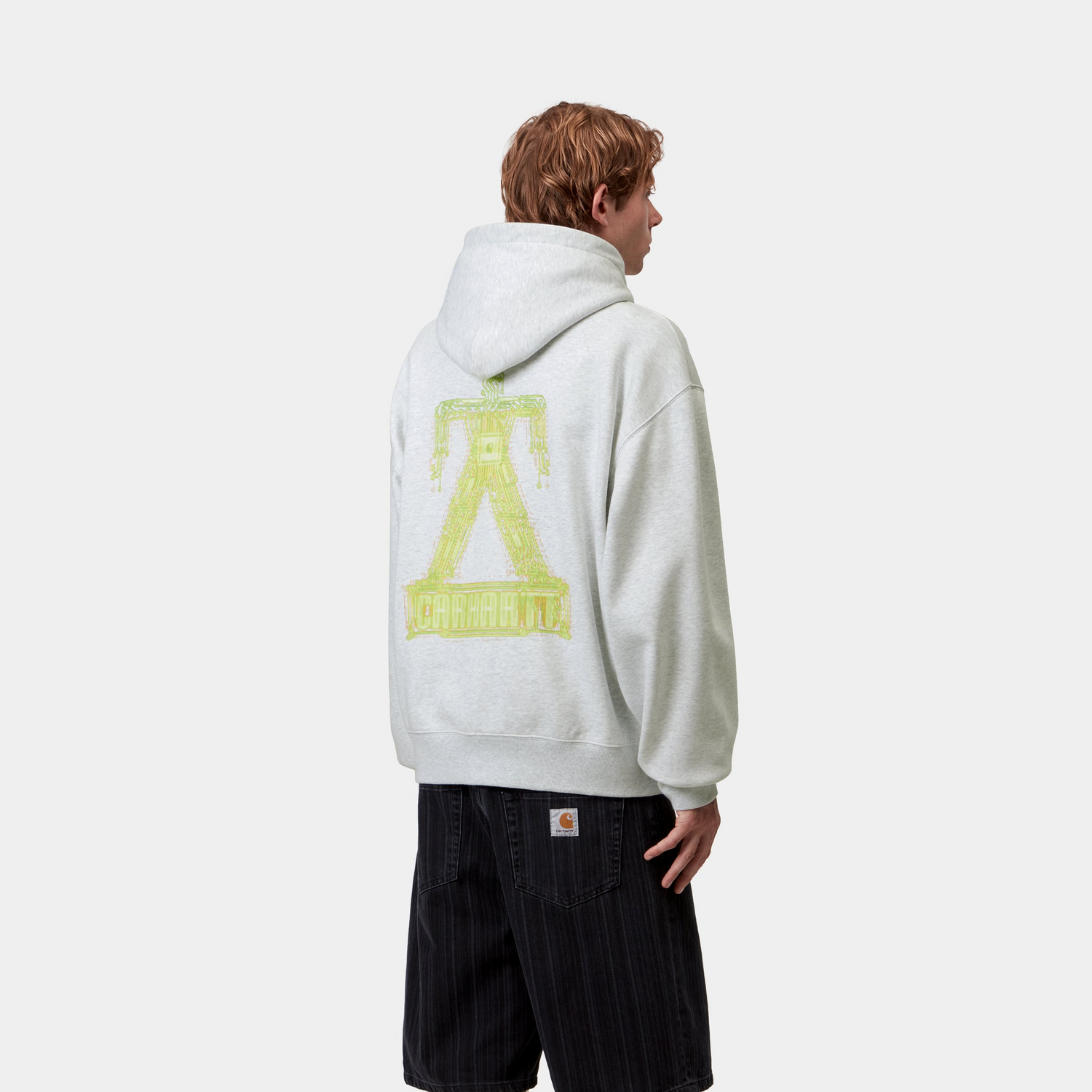 HOODED ELECTRIC BOOGIE SWEAT ASH HEATHER