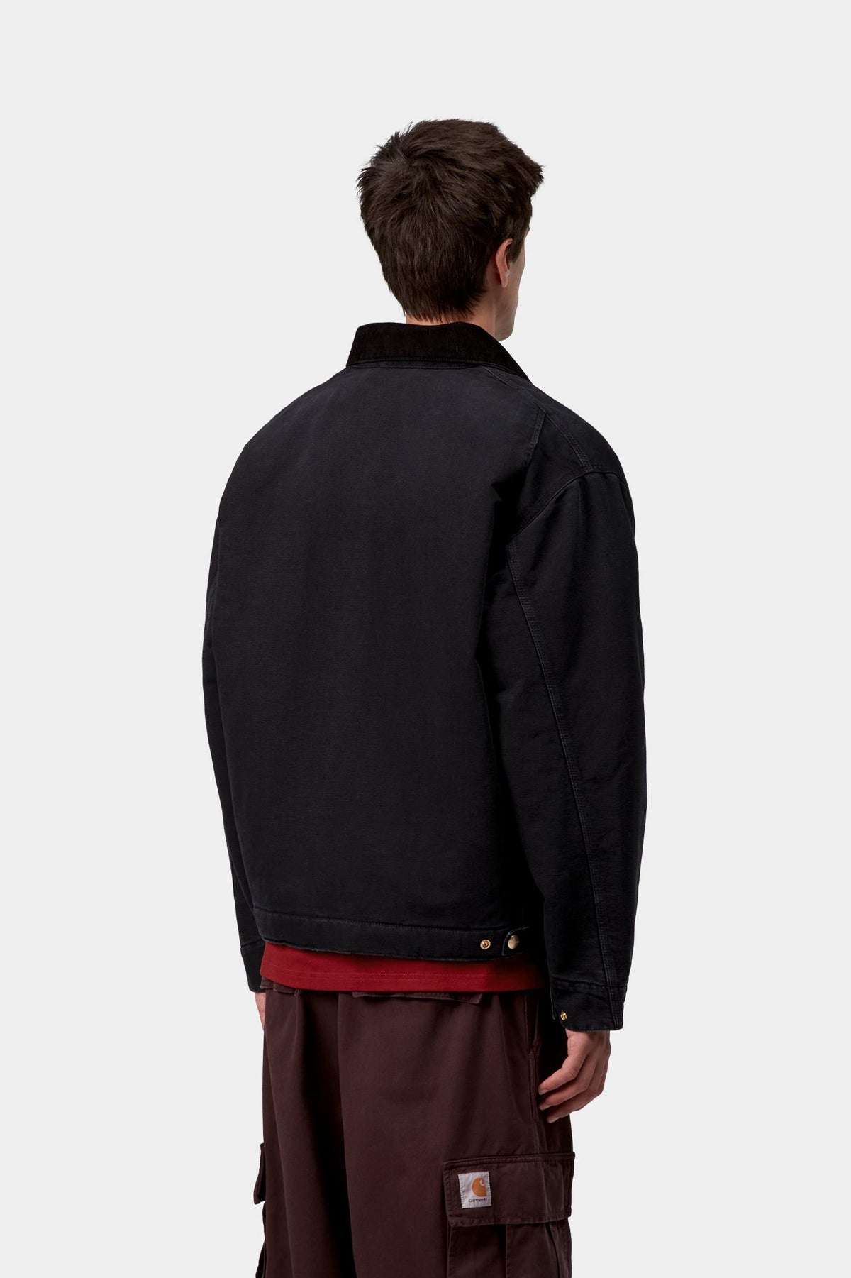 OG DETROIT JACKET BLACK / BLACK STONE CANVAS