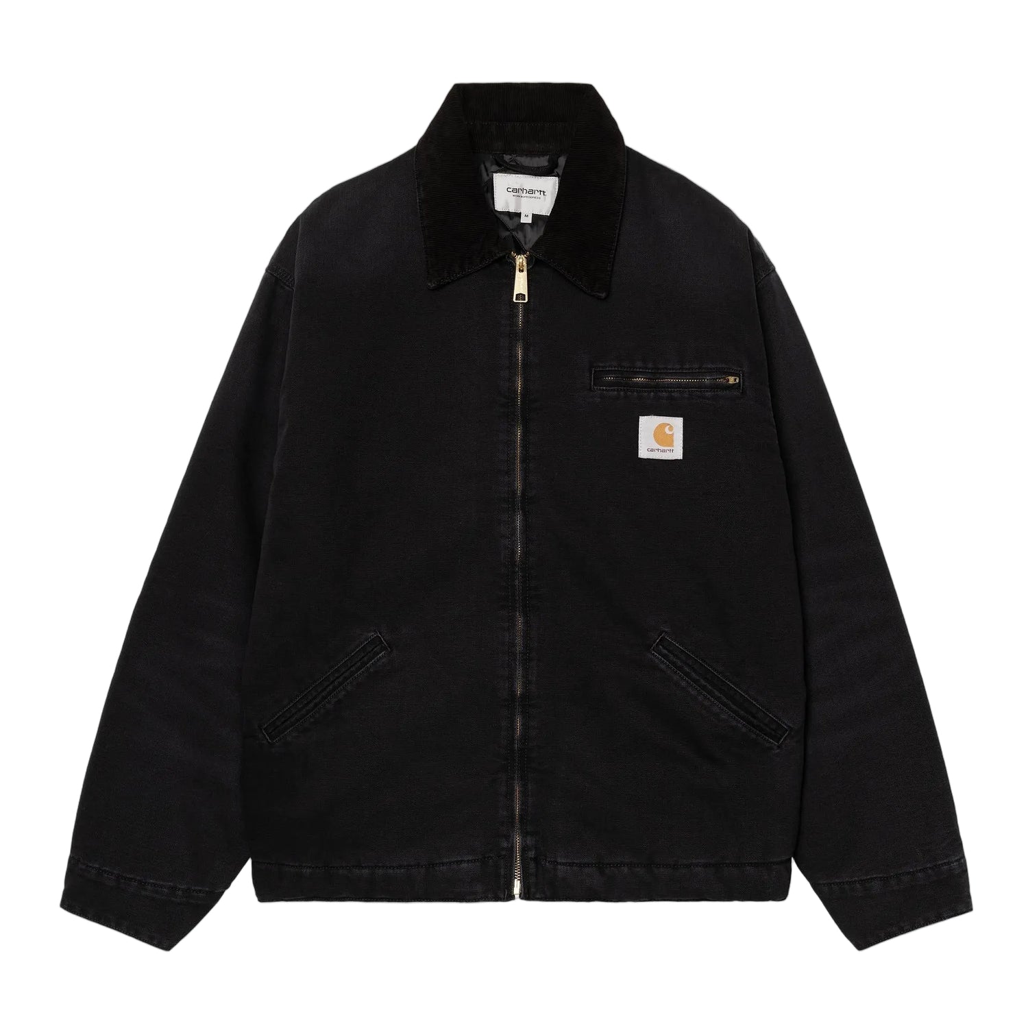 OG DETROIT JACKET BLACK / BLACK STONE CANVAS