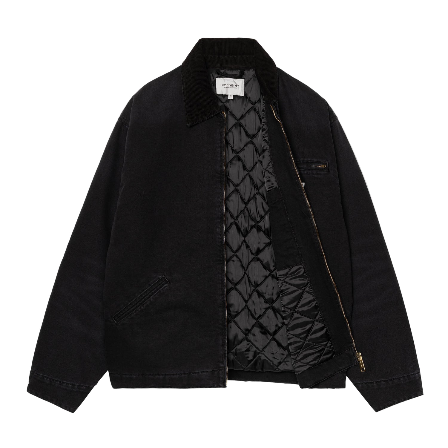 OG DETROIT JACKET BLACK / BLACK STONE CANVAS