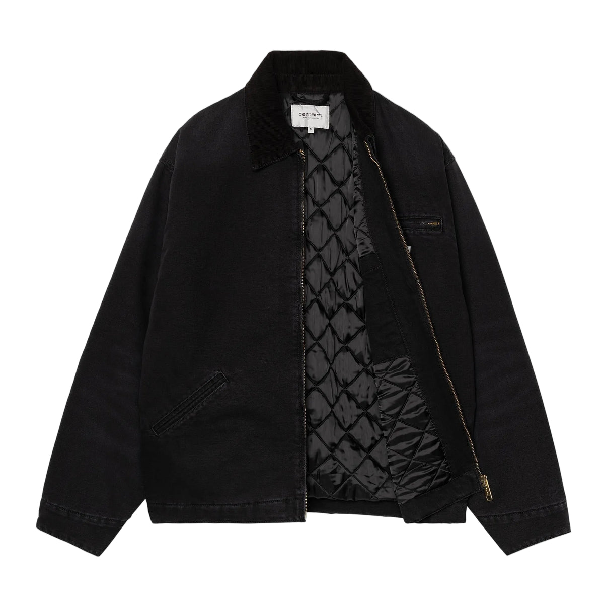 OG DETROIT JACKET BLACK / BLACK STONE CANVAS
