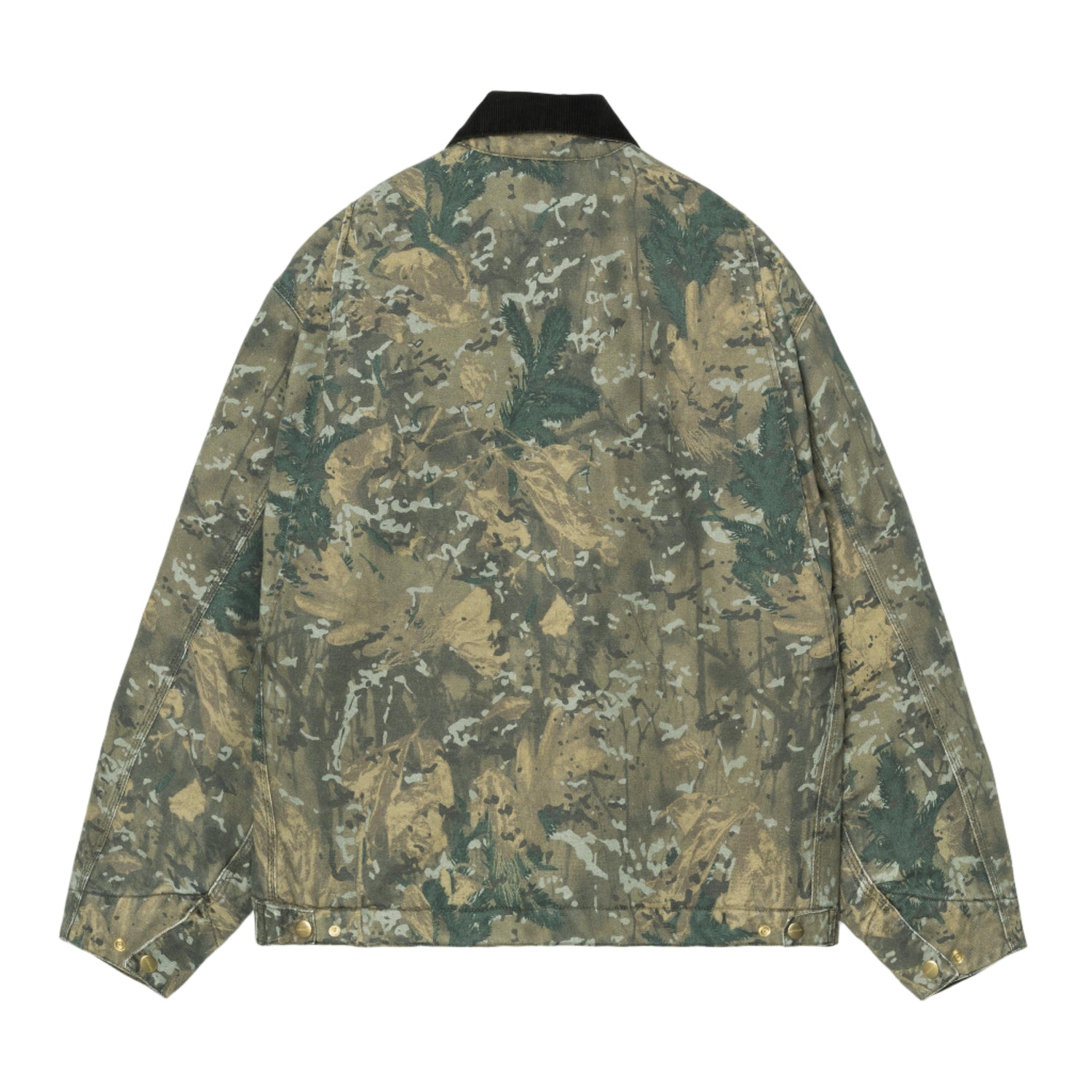 OG DETROIT JACKET CAMO COMBI GREEN / BLACK STONE WASHED