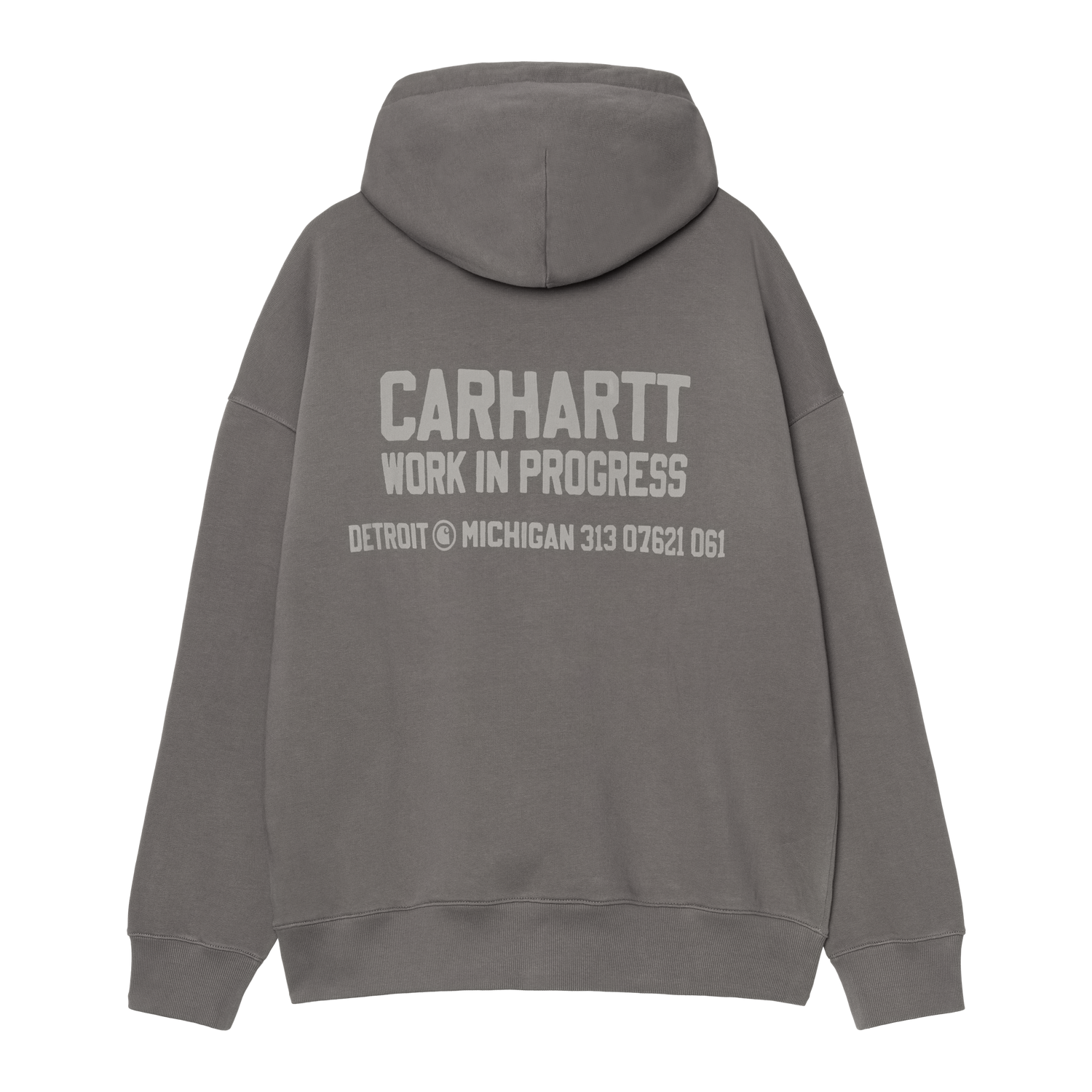 HOODED DISTANCE SWEAT GRAPHITE STONE DYED