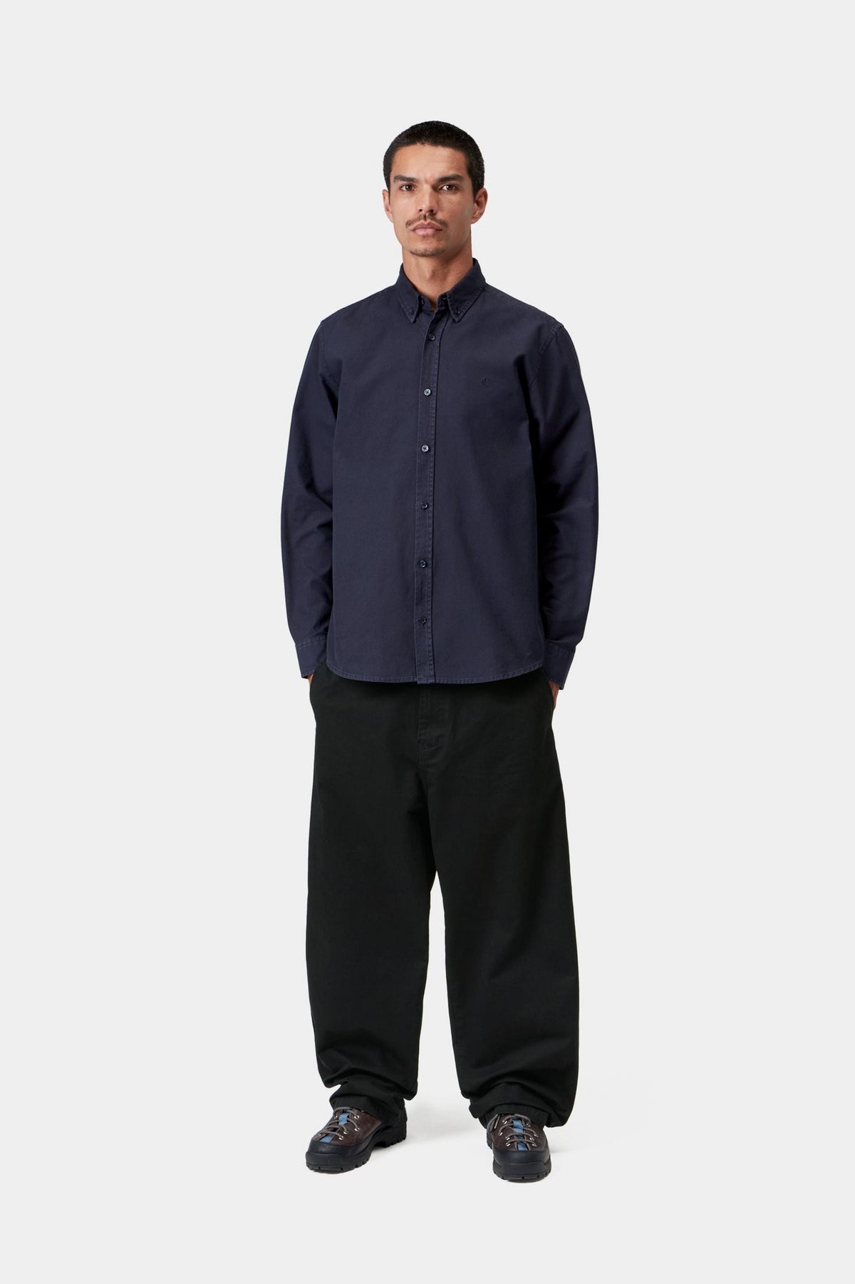 BRADY PANT BLACK STONE WASHED