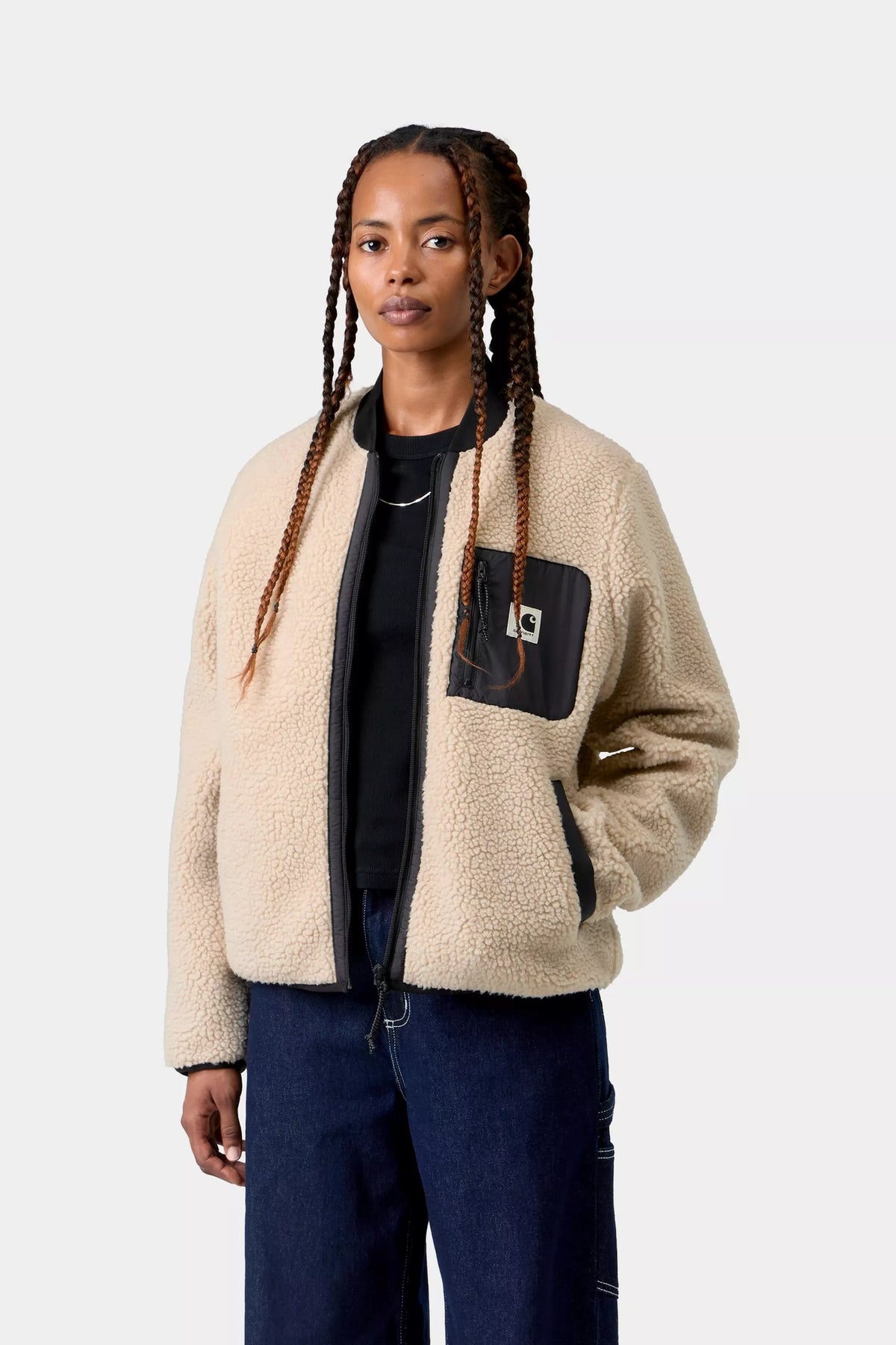 W' JANET LINER FLEUR DE SEL / BLACK