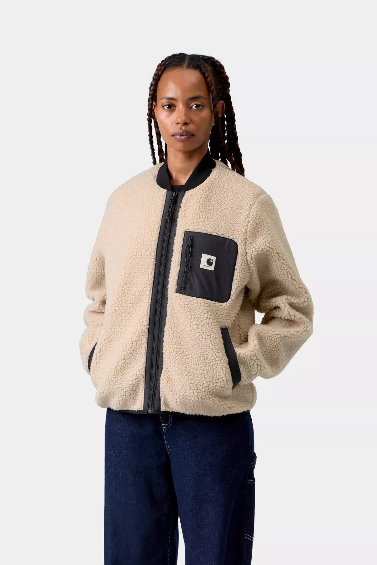 W' JANET LINER FLEUR DE SEL / BLACK