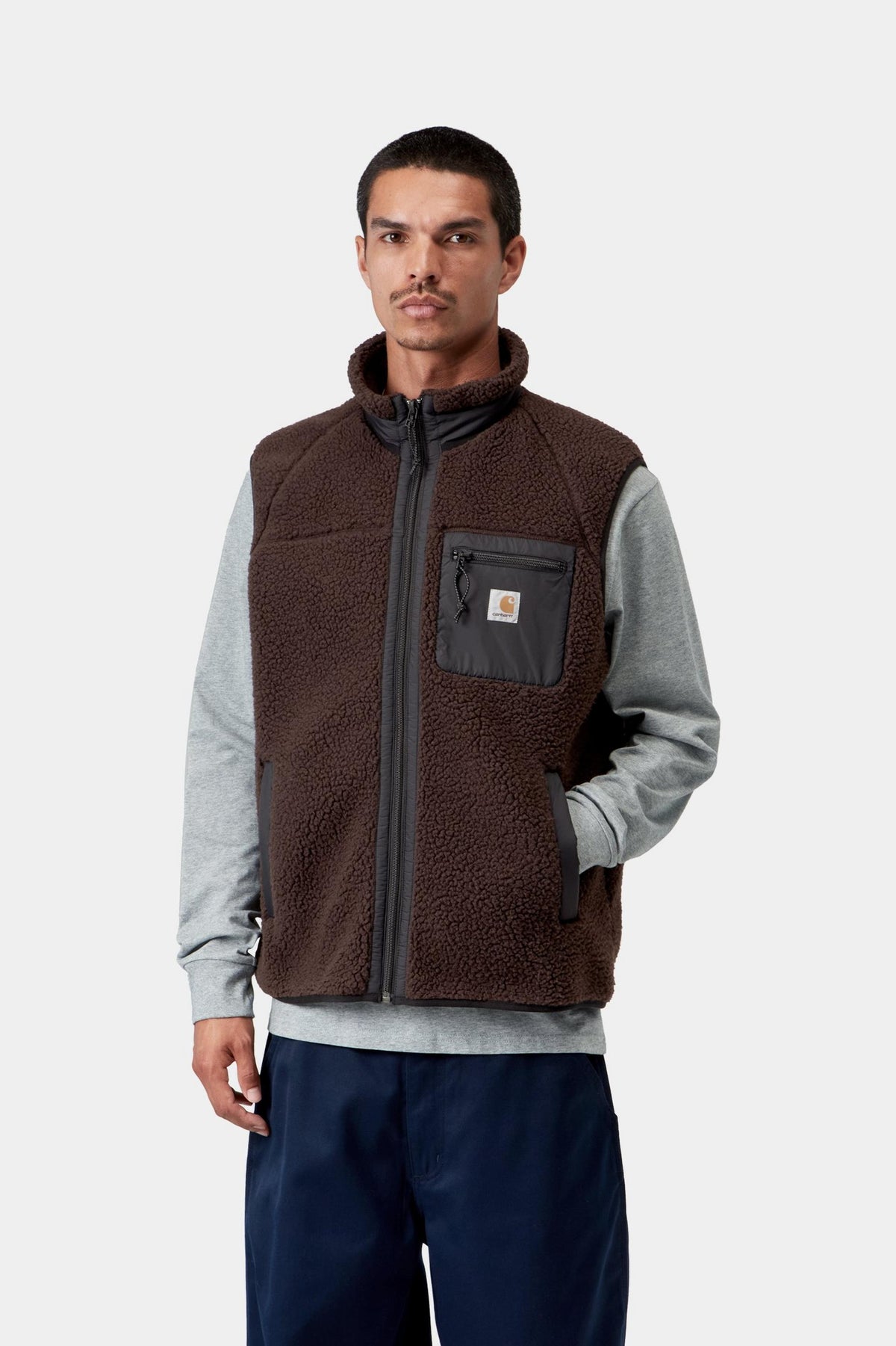 PRENTIS VEST LINER PALISANDER / BLACK