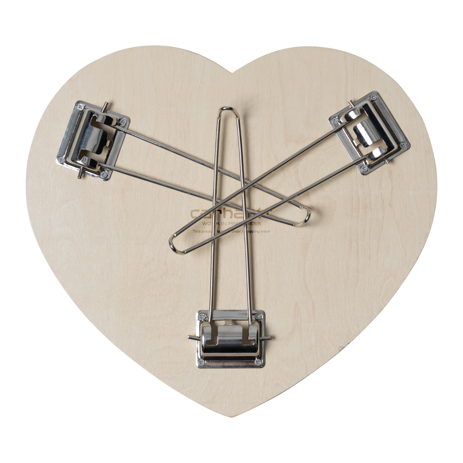 HEART FOLDING TABLE BLACK / WHITE
