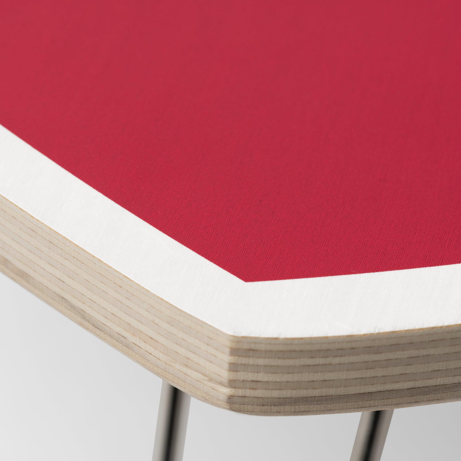 HEART FOLDING TABLE SCARLET / WHITE
