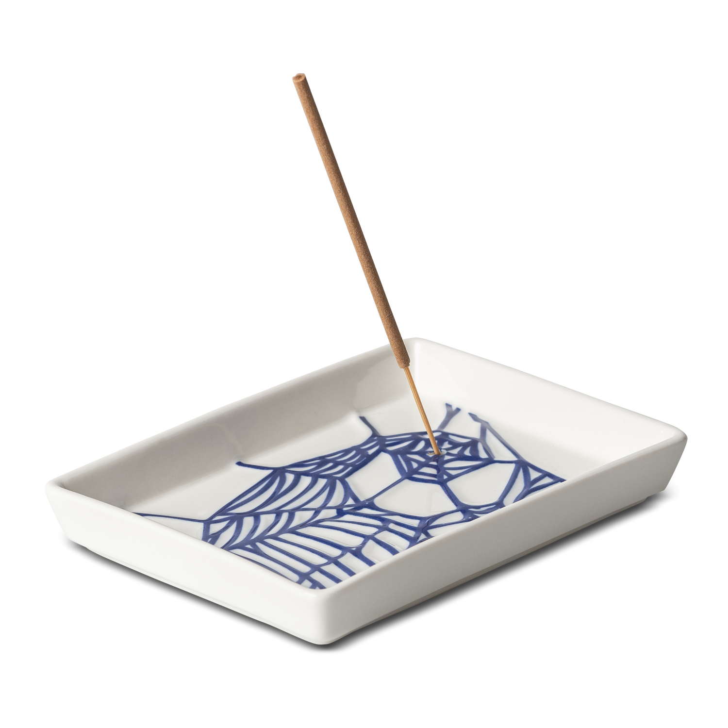 THEORY AND PRACTICE INCENSE TRAY WHITE / BLUE