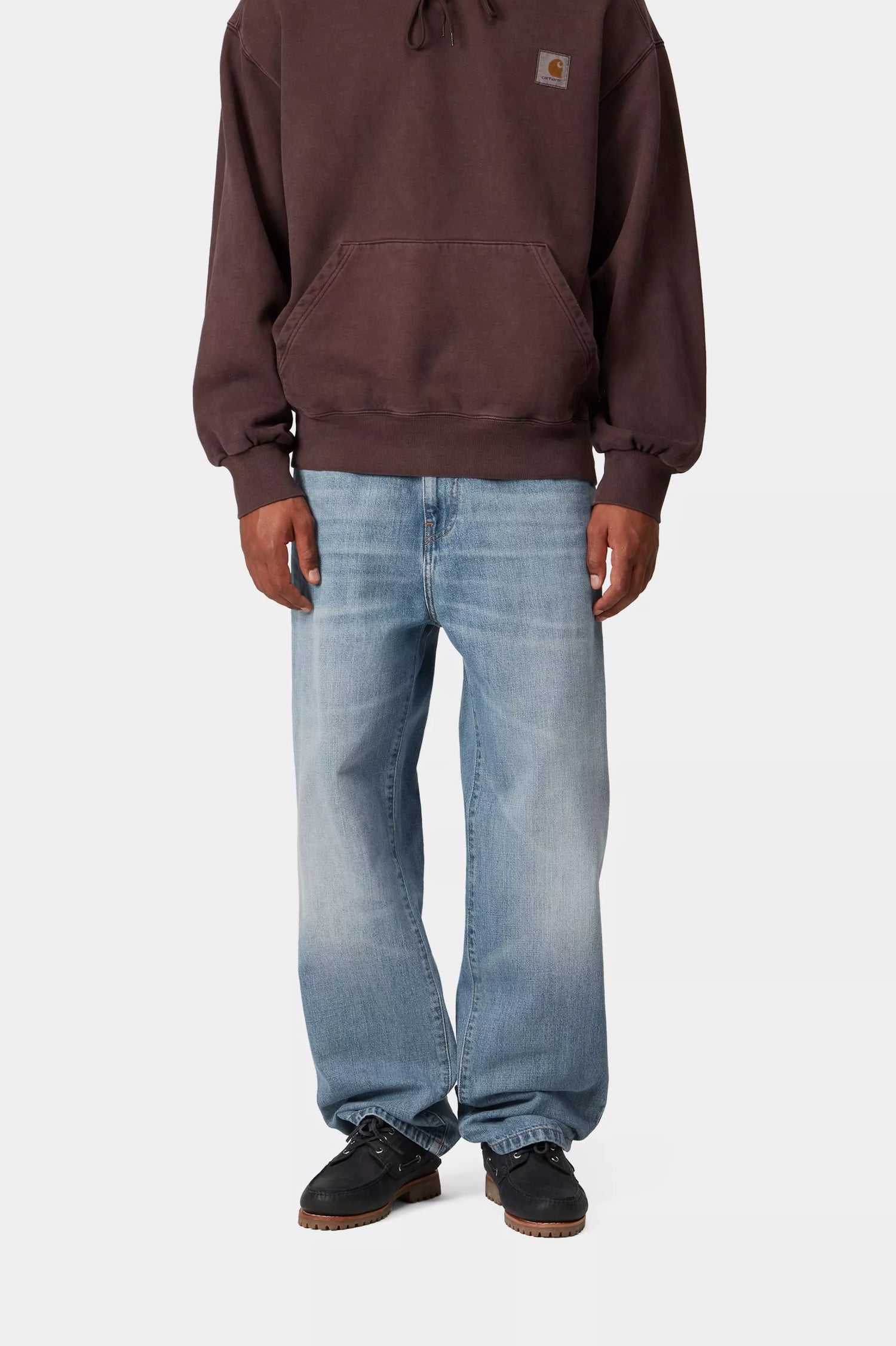 AARON PANT BLUE BURST WASHED