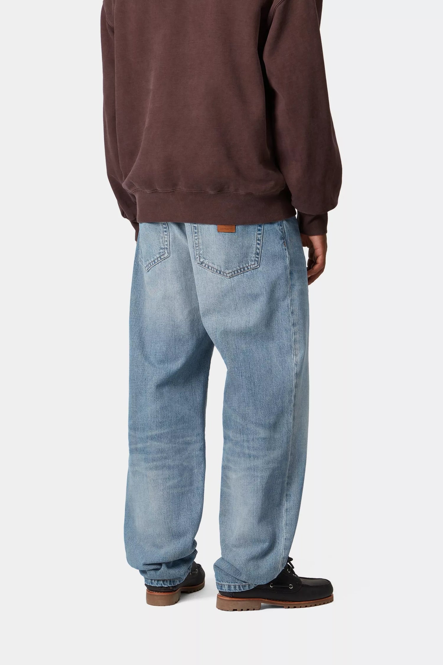 AARON PANT BLUE BURST WASHED